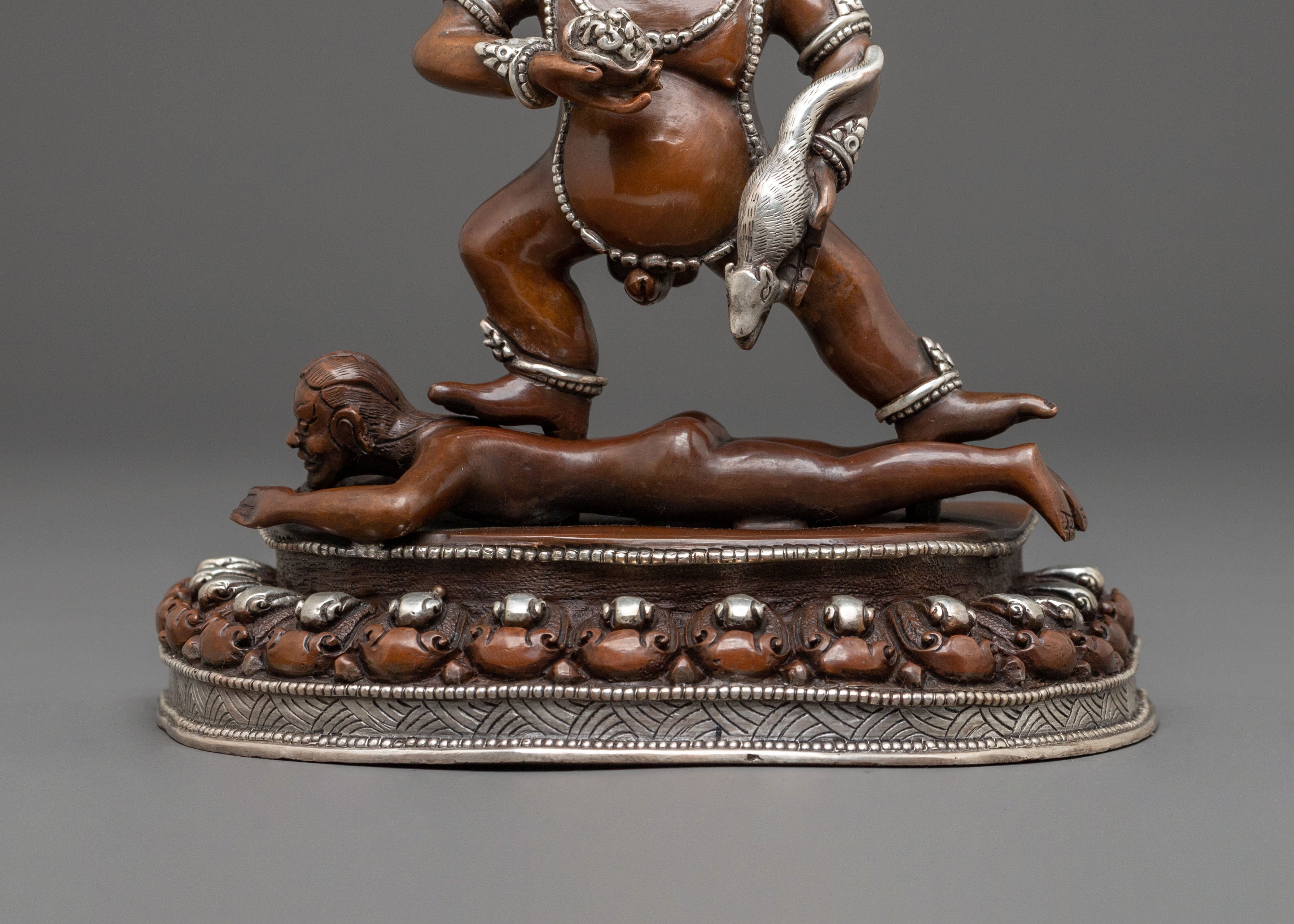 Black Dzambhala Spiritual Statue | Protector of Fortune