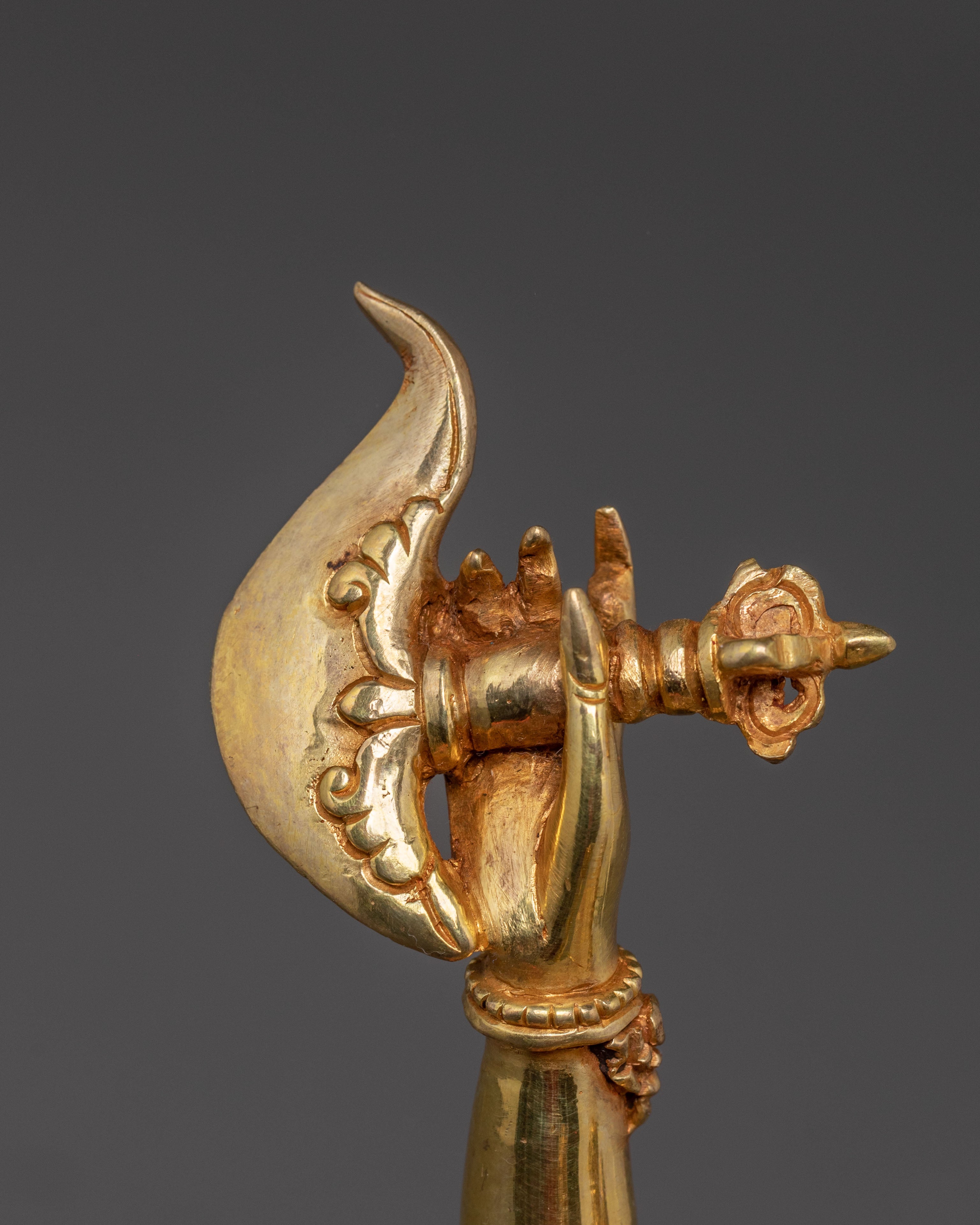 Powerful Yidam Yamantaka Statue – 24K Gold Gilded Masterpiece