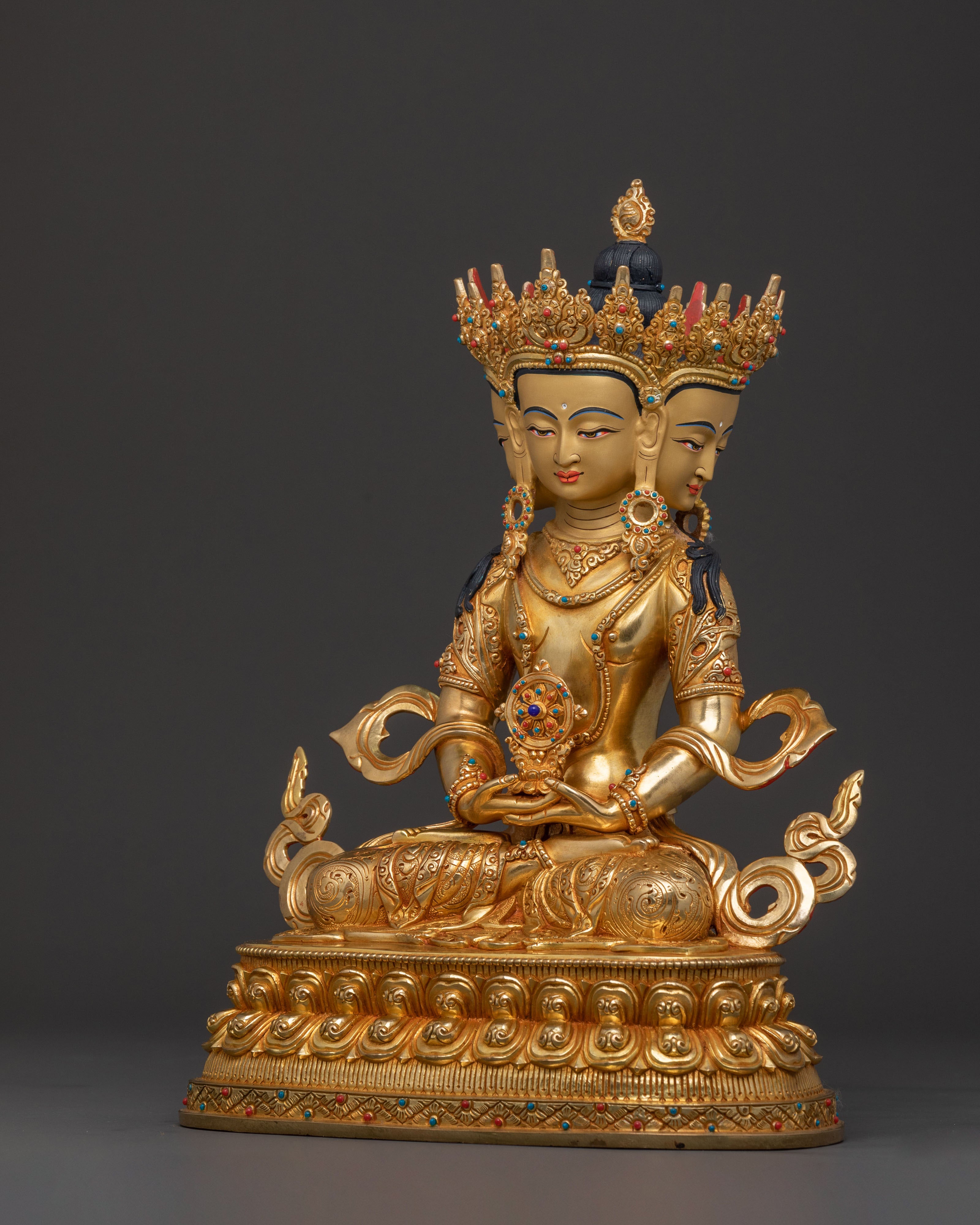 Cosmic Buddha Vairocana Sacred Statue for Altar
