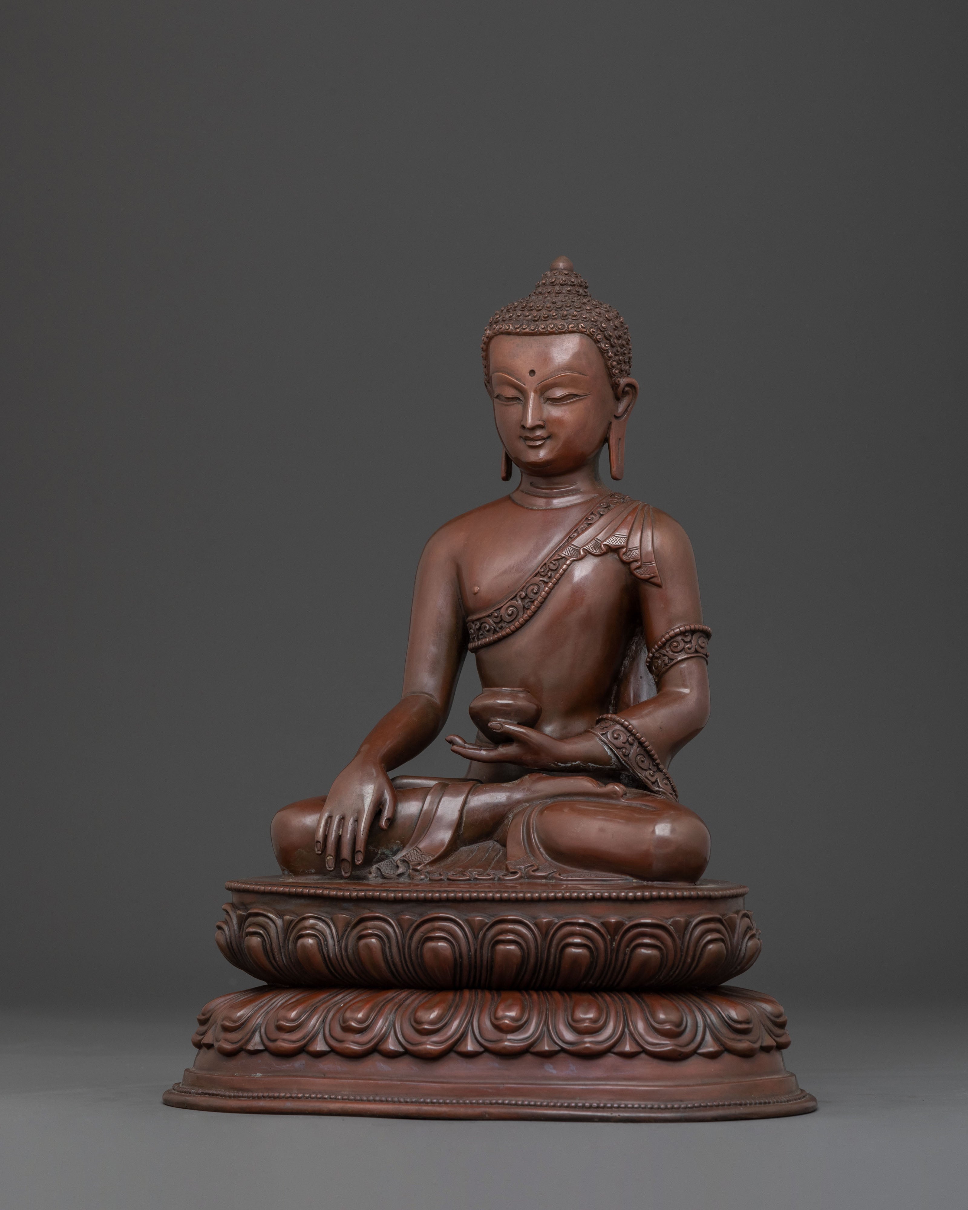 Handcrafted Shakyamuni Buddha Meditation Statue