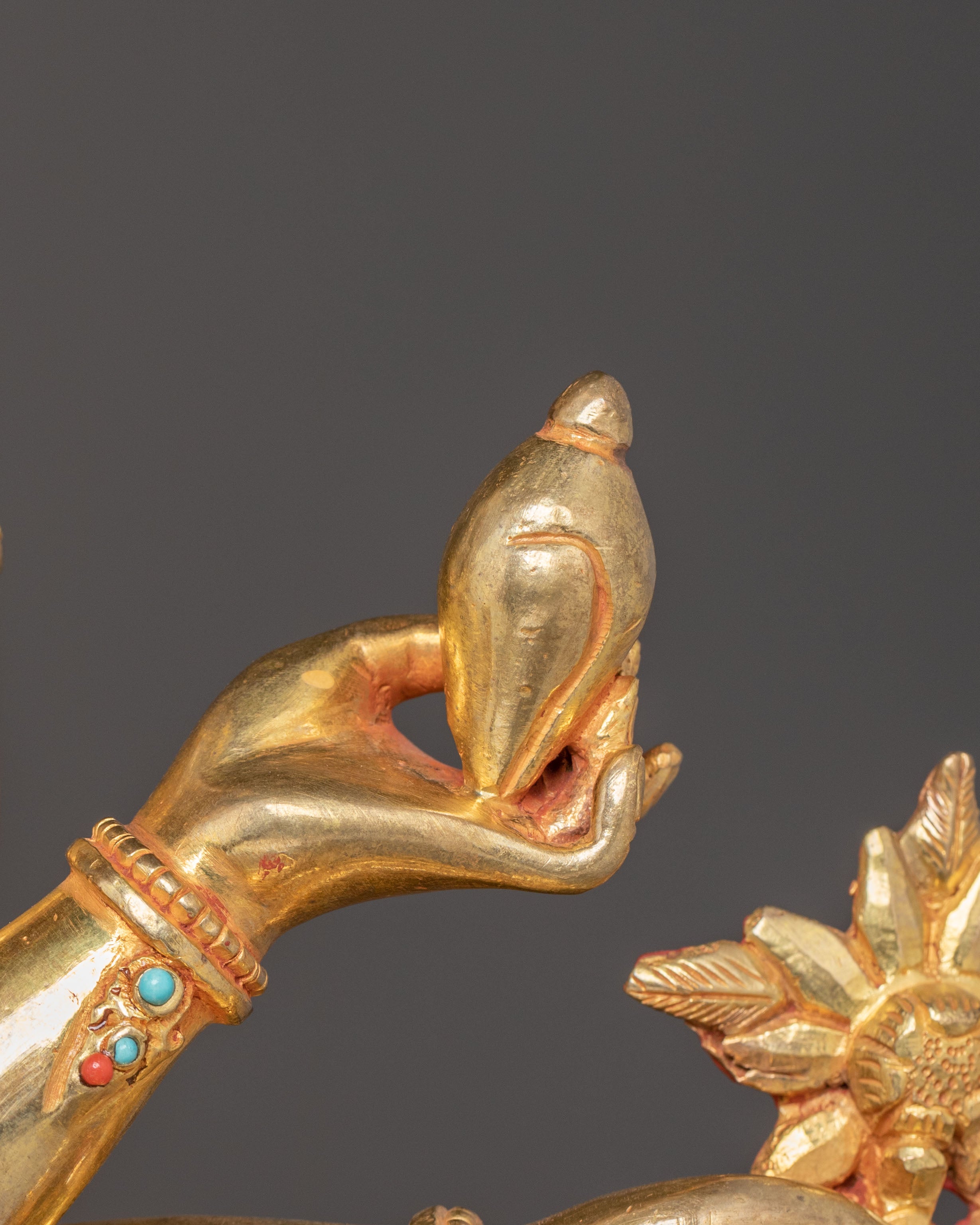 Magnificent Chundi Golden Statue | Embodiment of Purification and Power