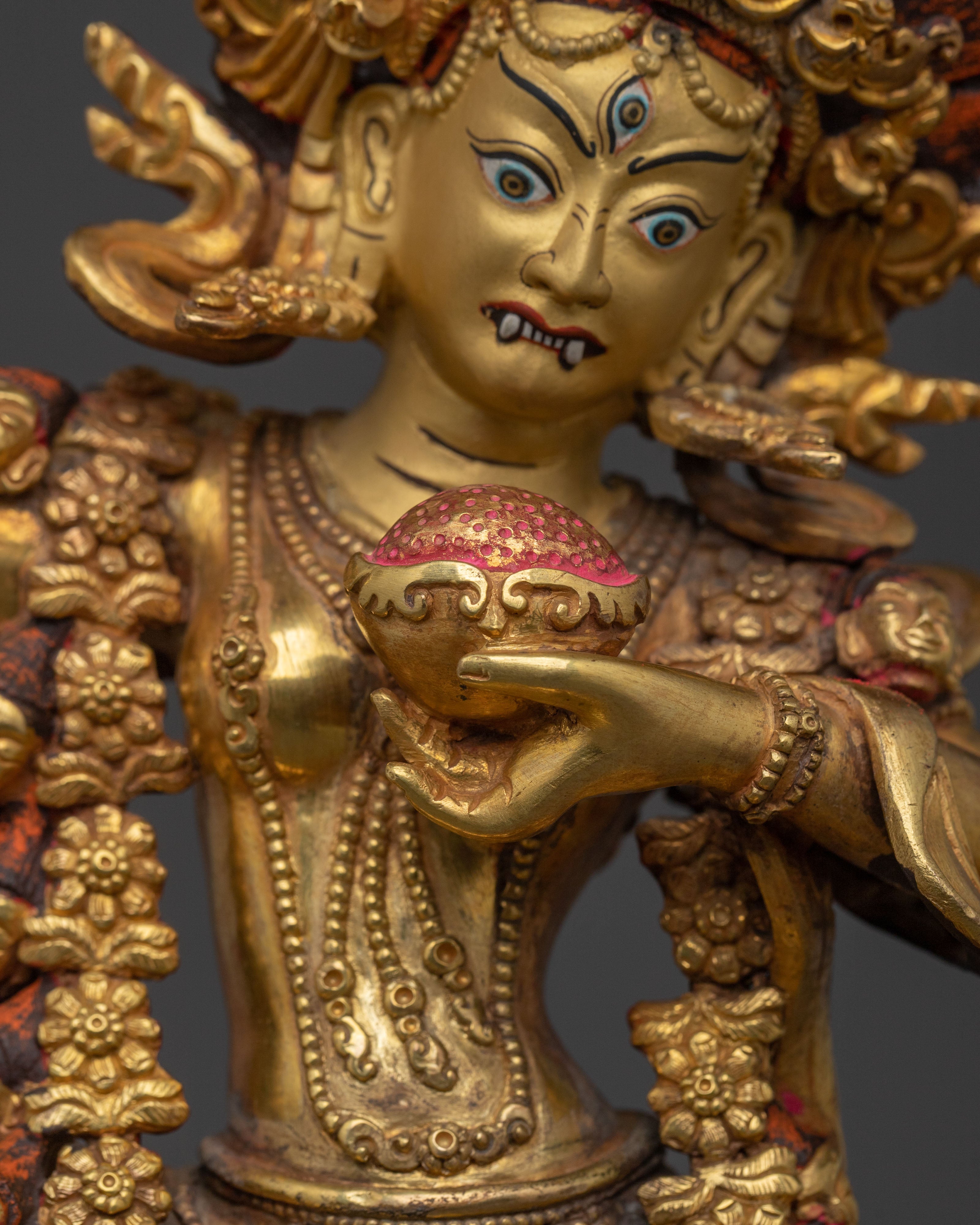 Tibetan Dakini Dorje Phagmo Statue | n Buddhist Fierce Protector Deity