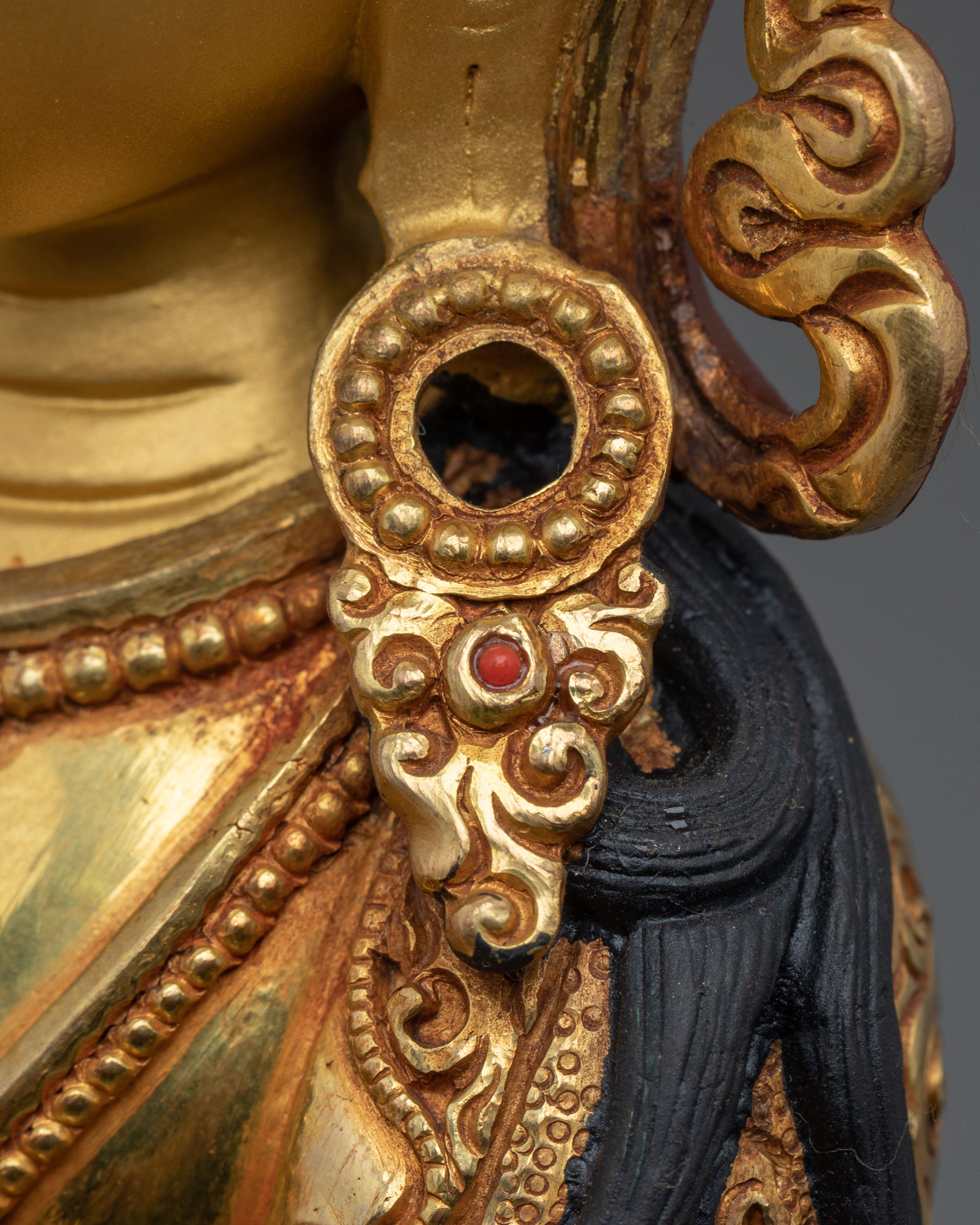 Vajradhara Statue | 24K Gold Gilded Sacred Figurine