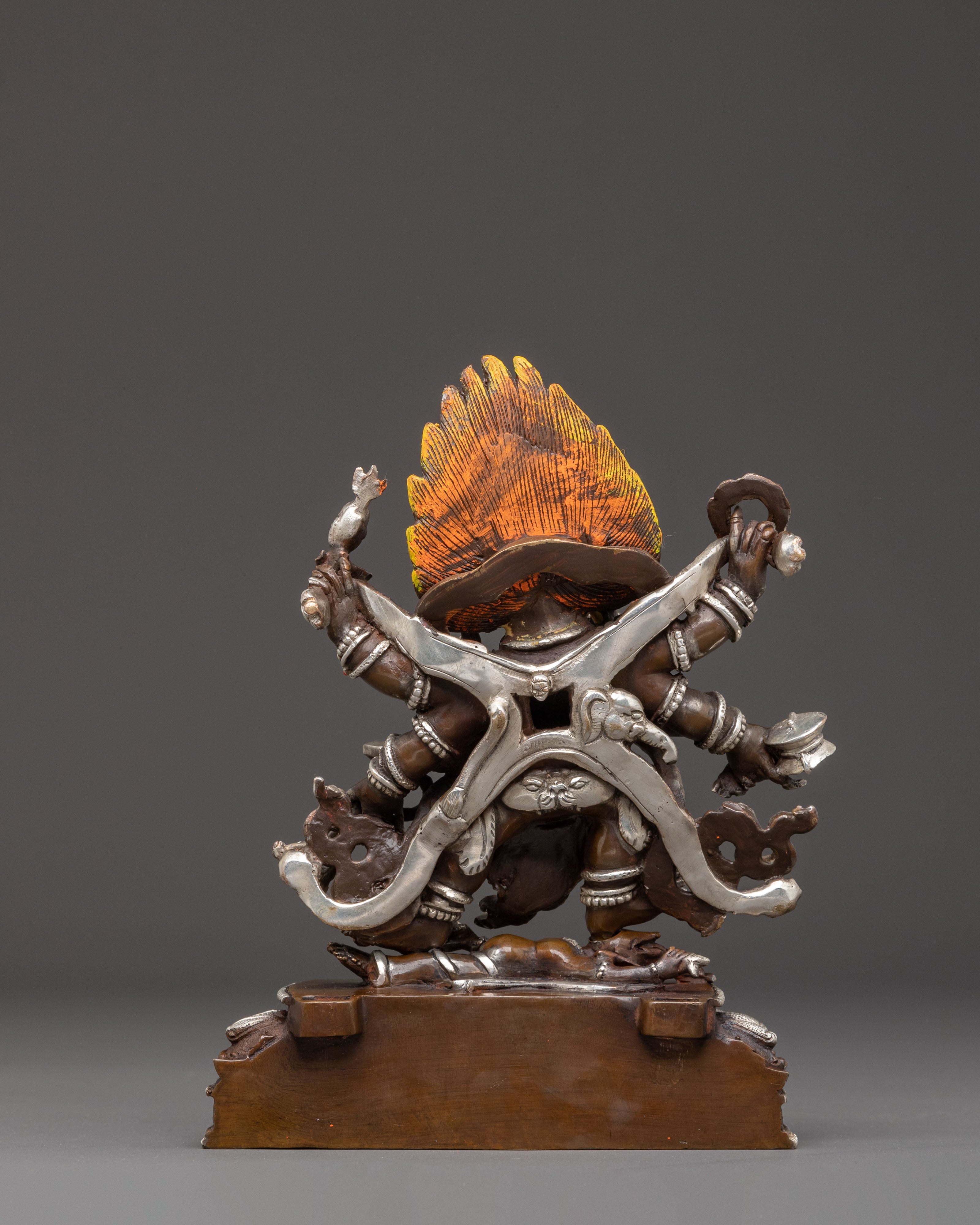 Himalayan Six Armed Mahakala Statue | Protector of Dharma