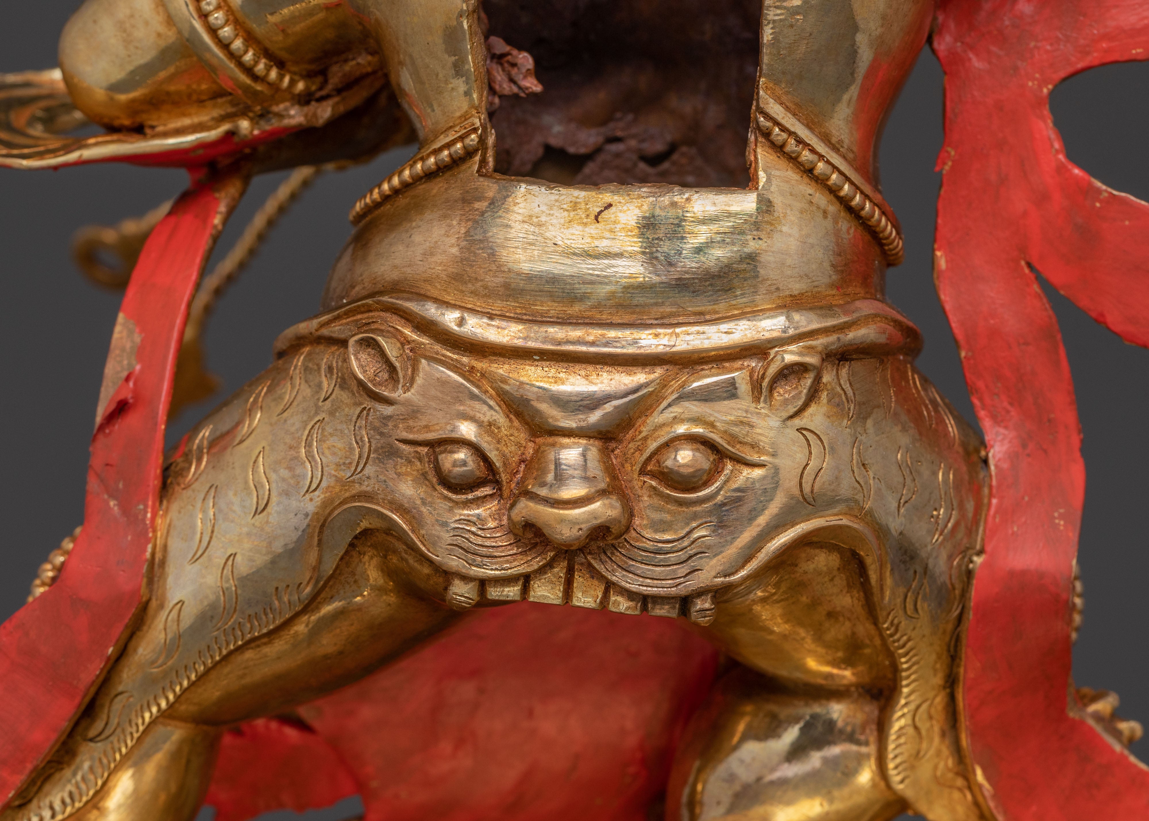 Vajrapani Wrathful Blessing Statue