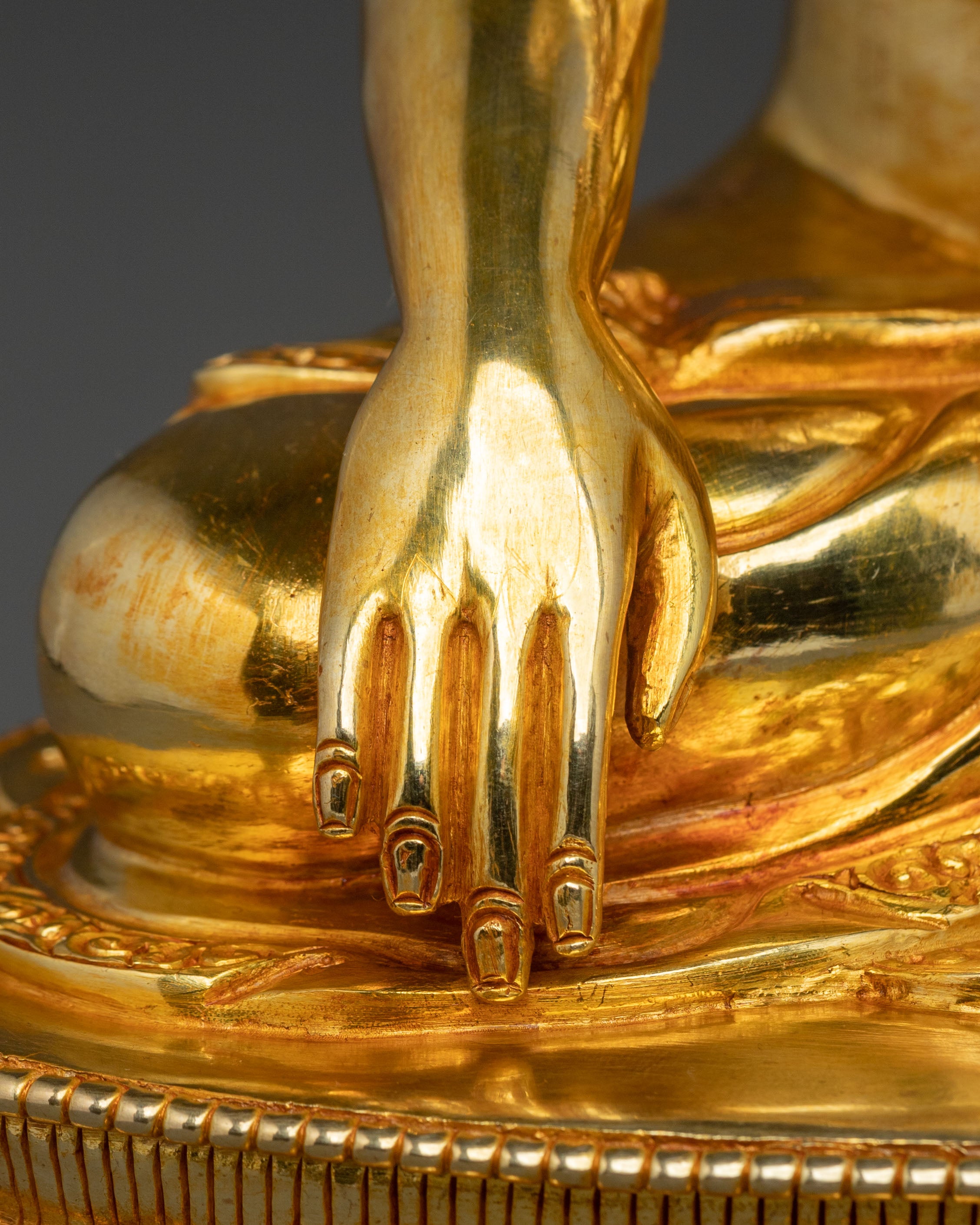 Handcrafted Mitrugpa Statue: Immovable Serenity