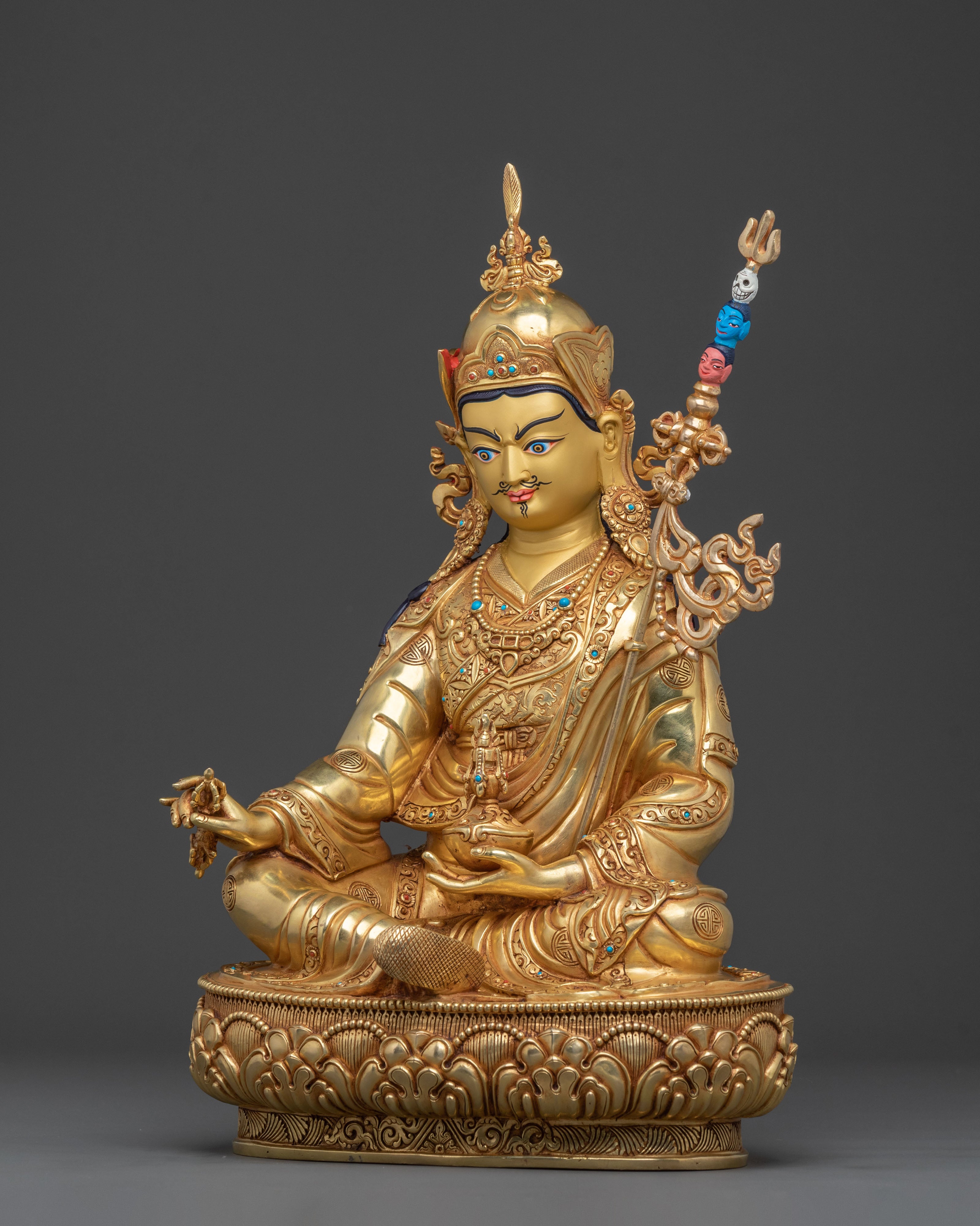 Guru Rinpoche: Majestic Transformation Statue