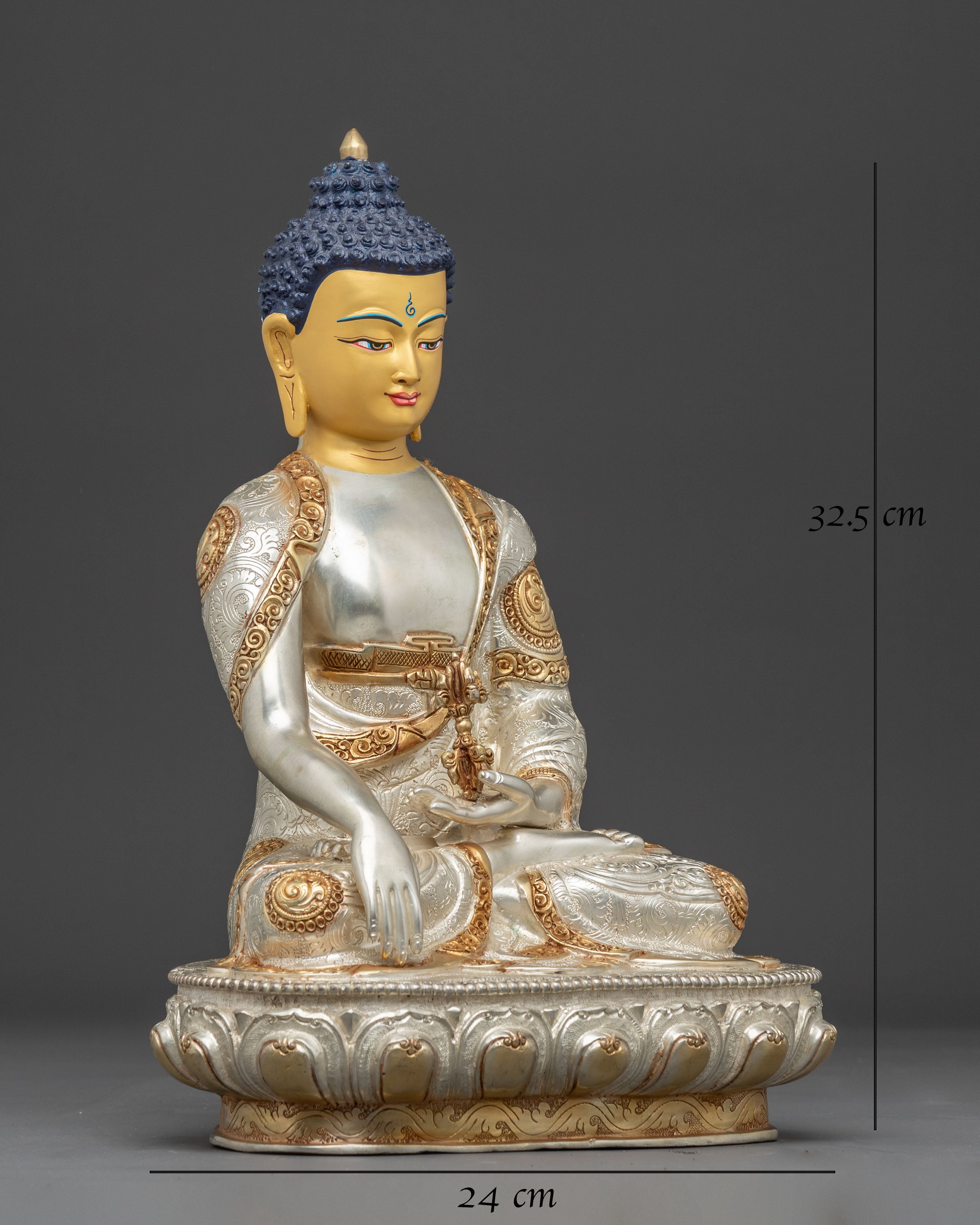 Handmade Tibetan Mitrupa Statue 