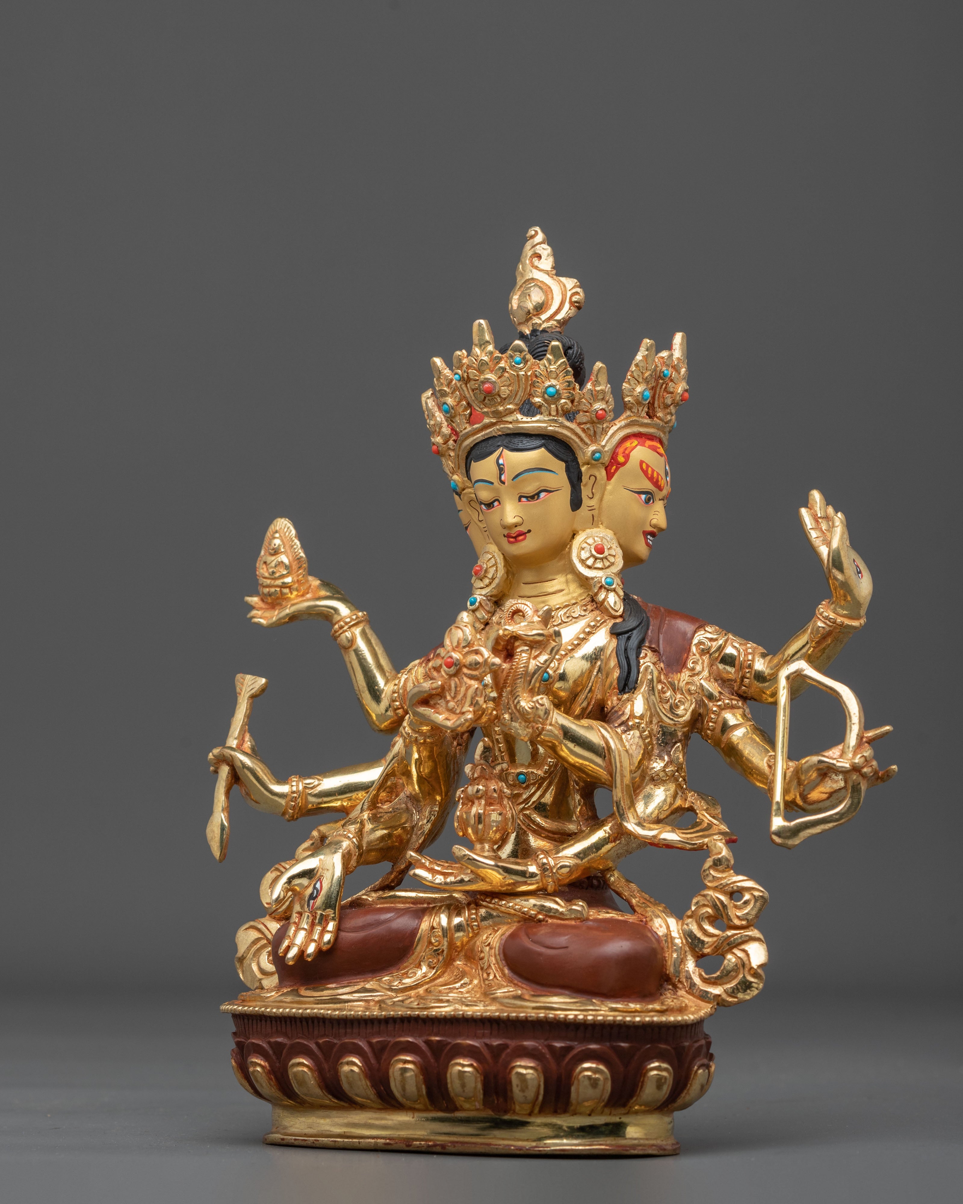 Namgyalma  Statue | 24K Gold Gilded Goddess Figurine