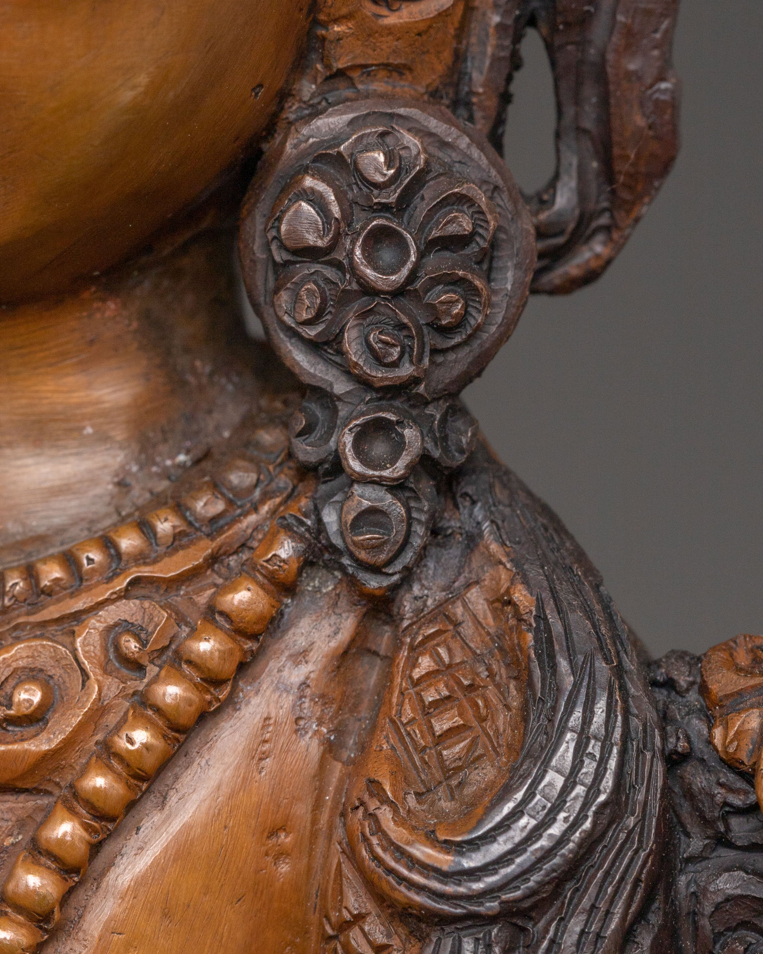 Handmade Maitreya Buddha Oxidized Statue | Symbol of Future Enlightenment