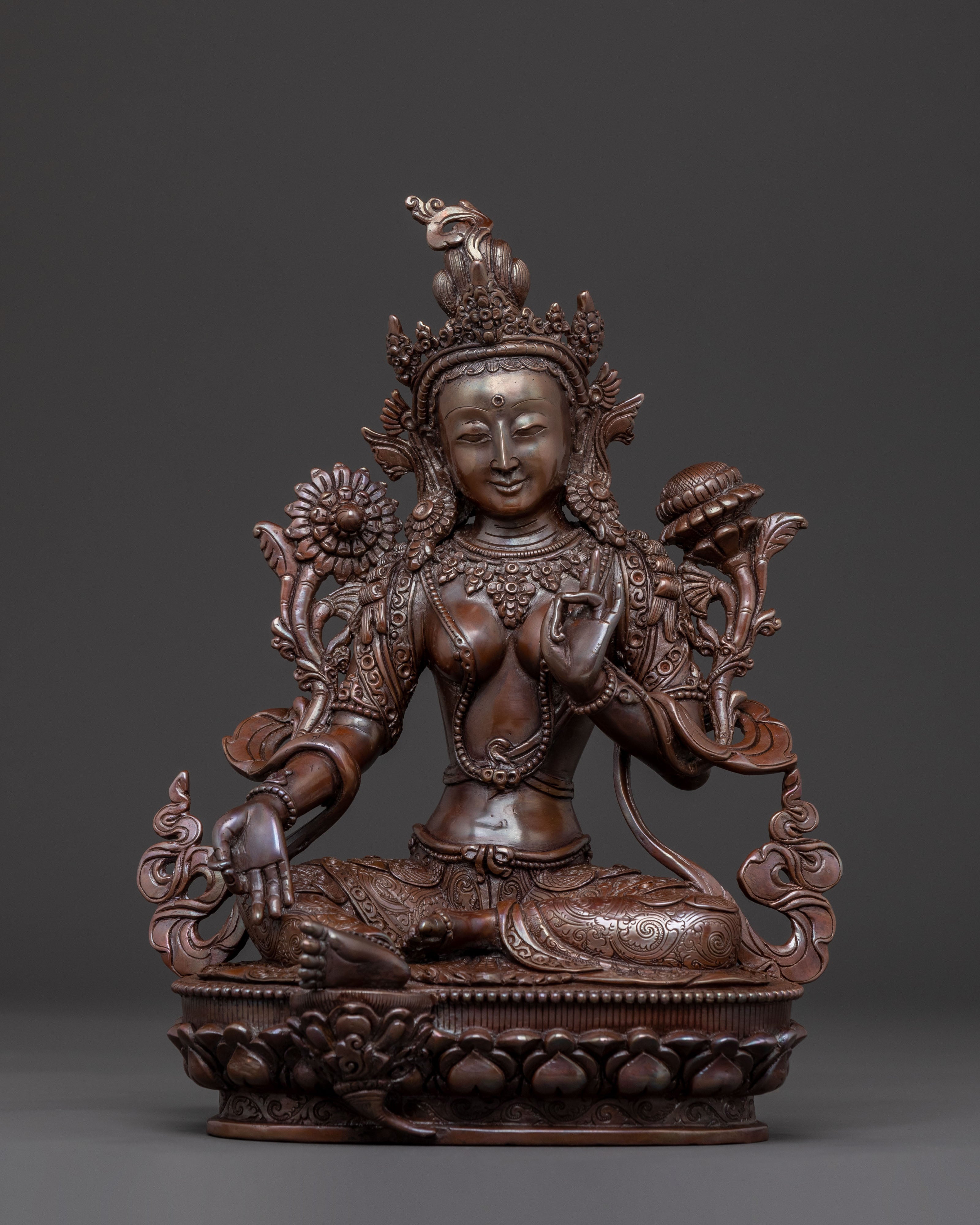 Mother Green Tara Statue
