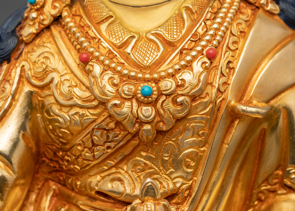 Handmade Guru Rinpoche Sculpture | Home Decor