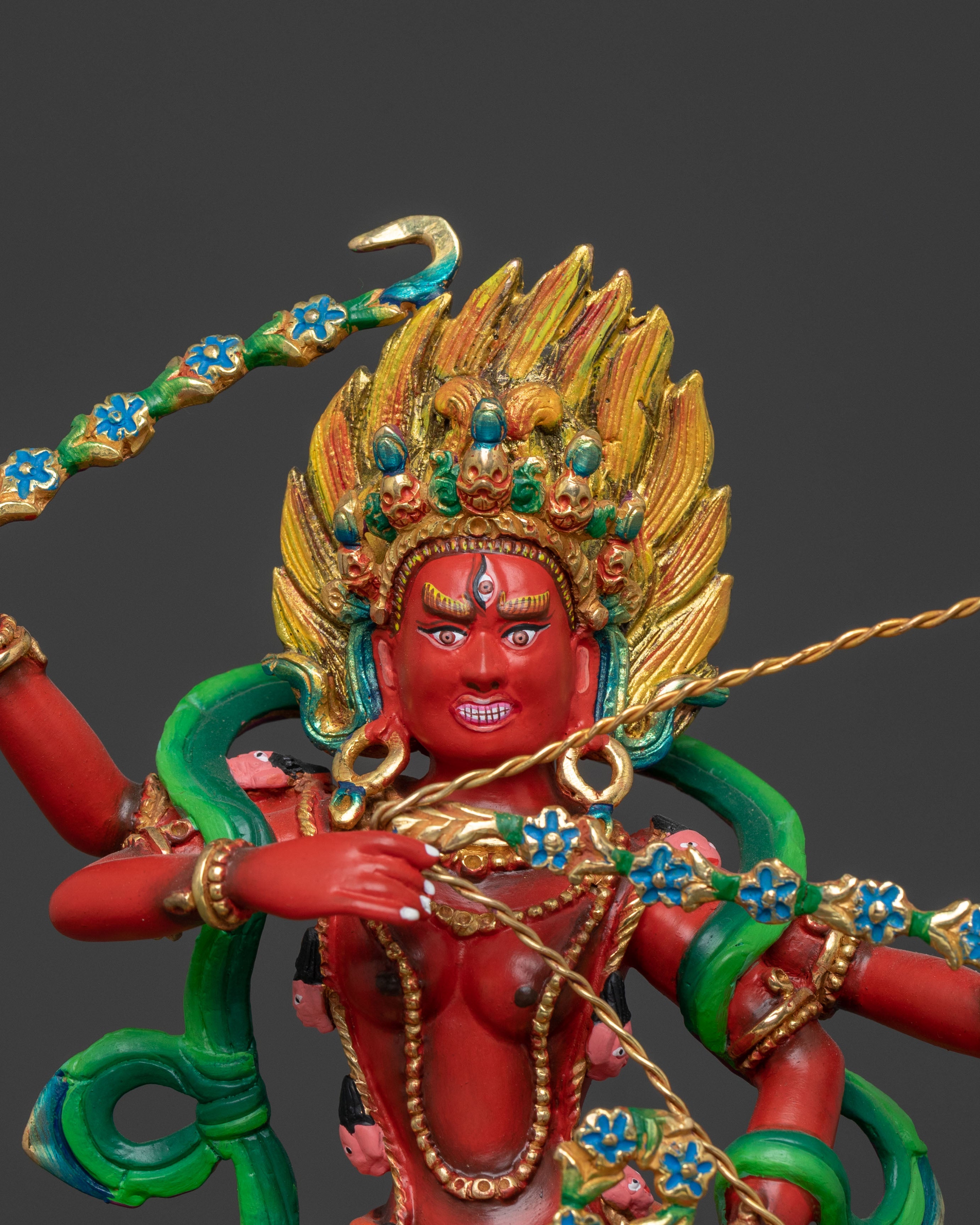 Wrathful Kurukulla Buddhist Statue | Spiritual Icon