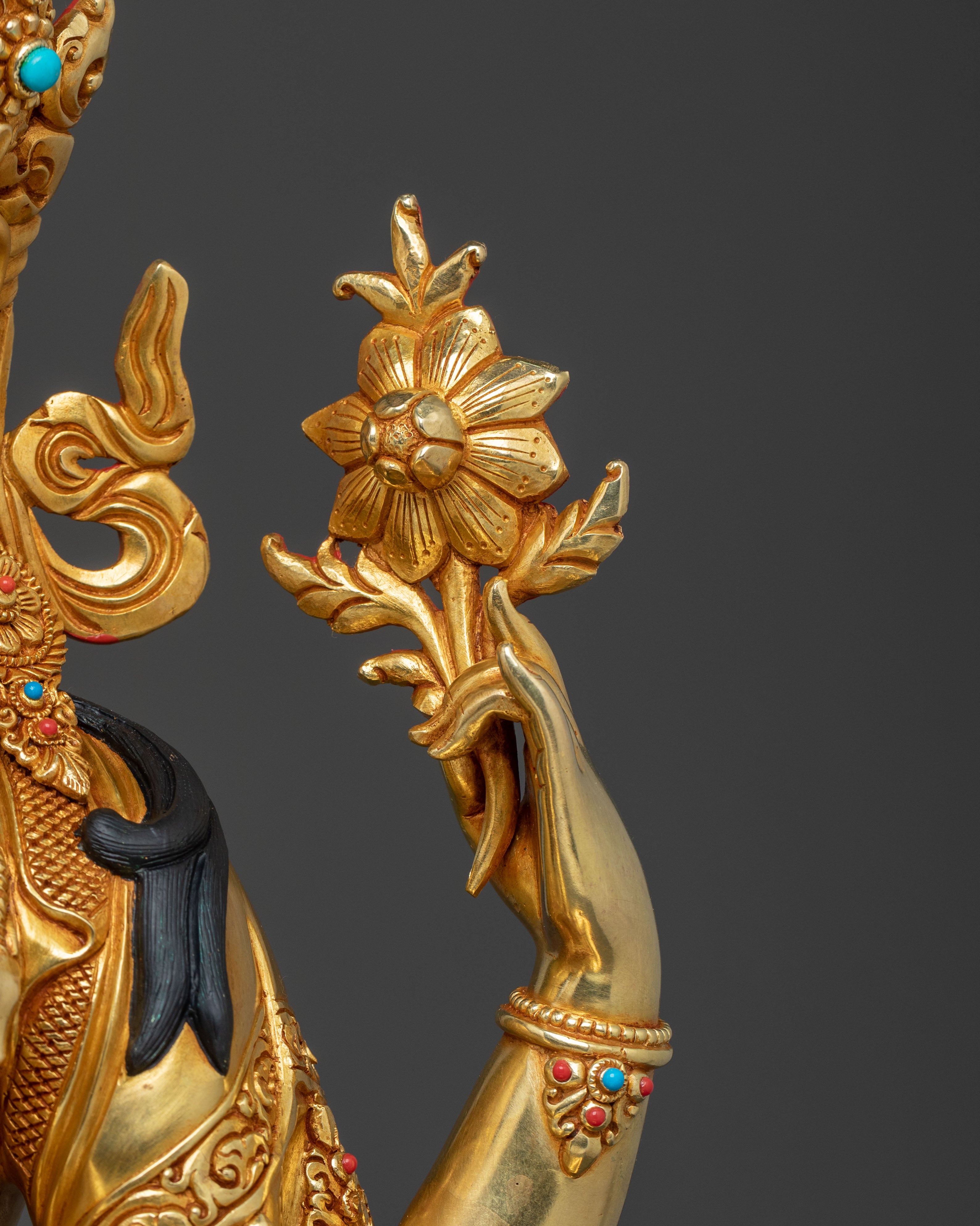 Chenrezig Meditation Statue | Altar Home Decor