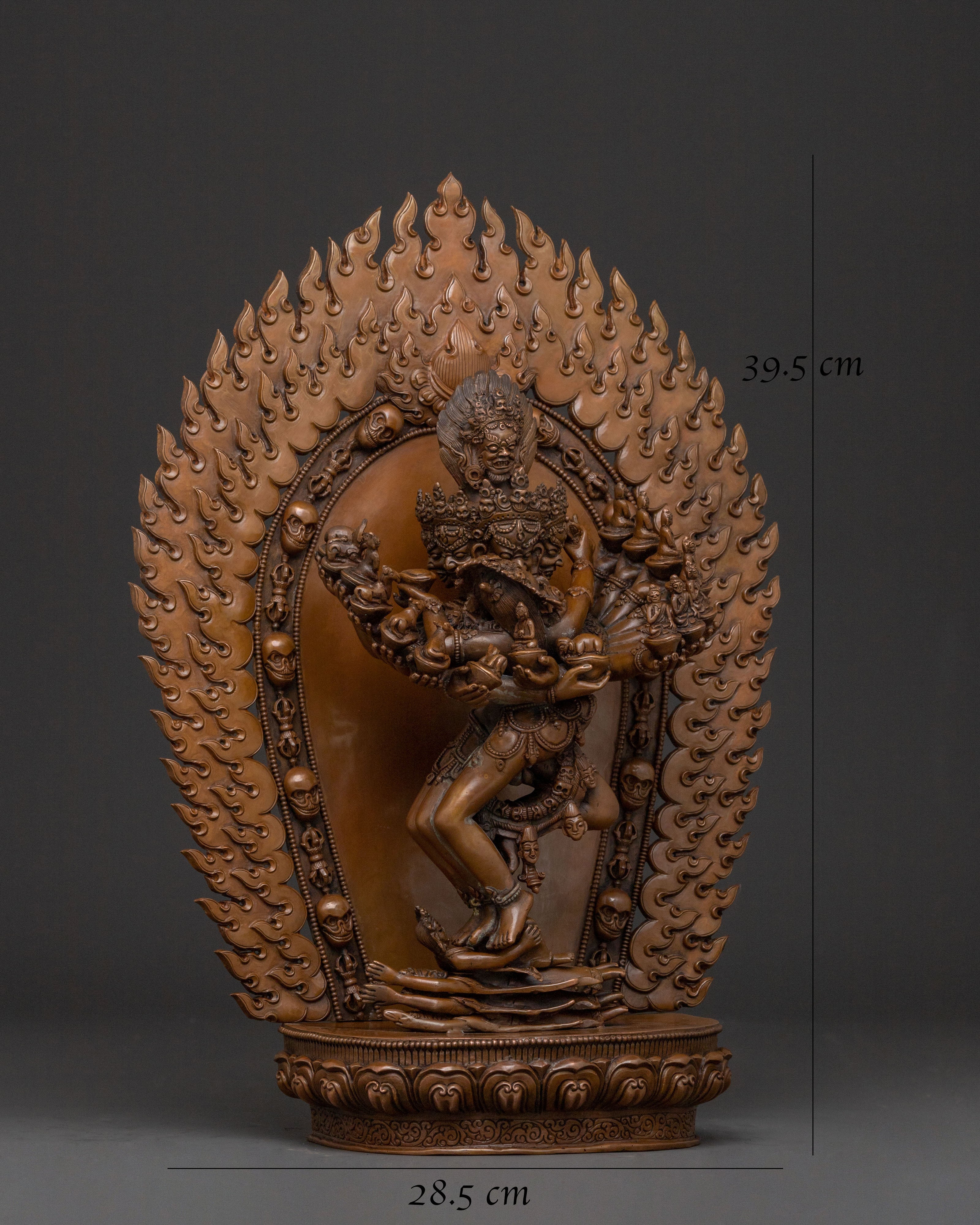 Hevajra Tantric Deity Statue | Fierce Protector of Vajrayana Wisdom