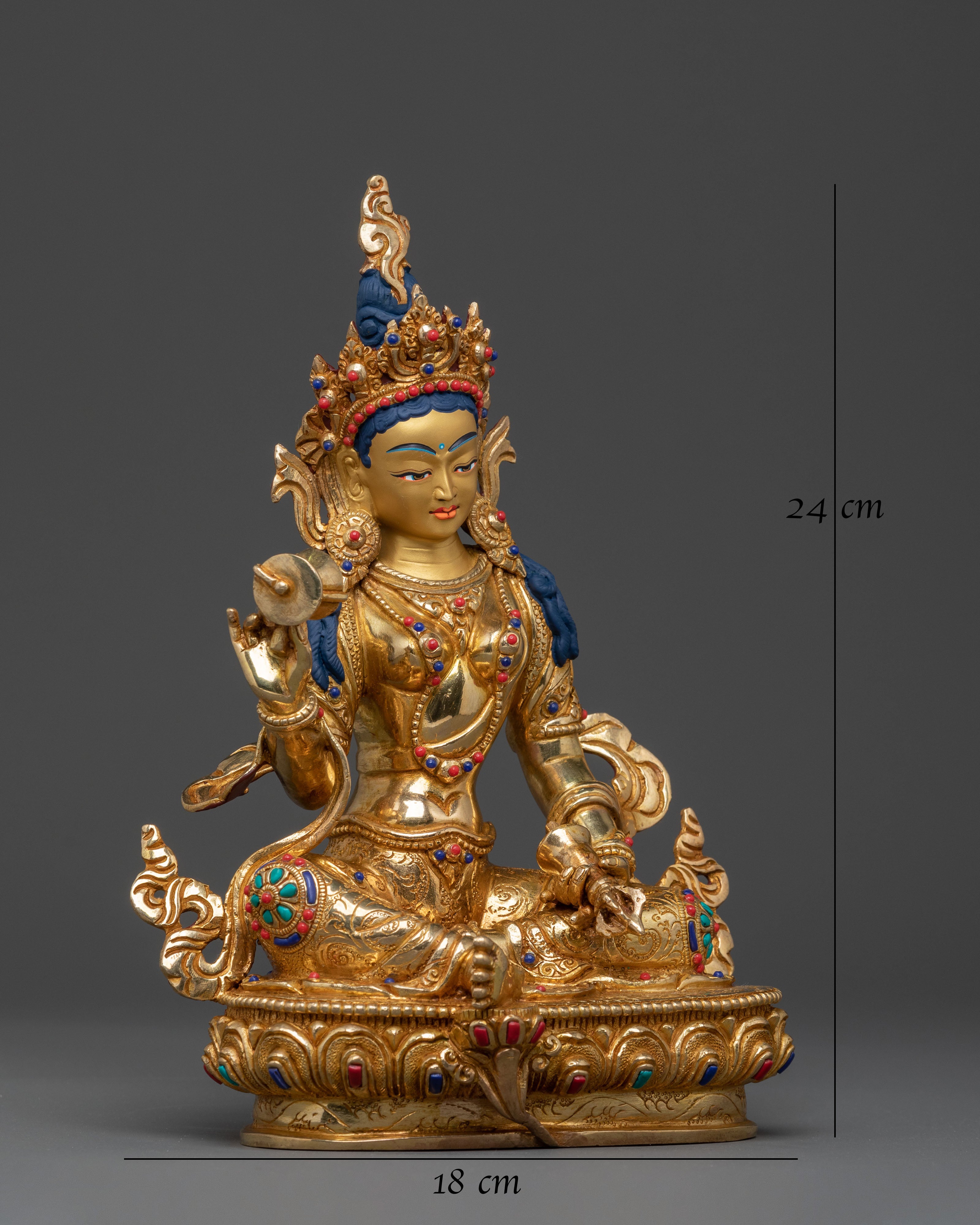 Sitting Machig Labdron Divine Statue