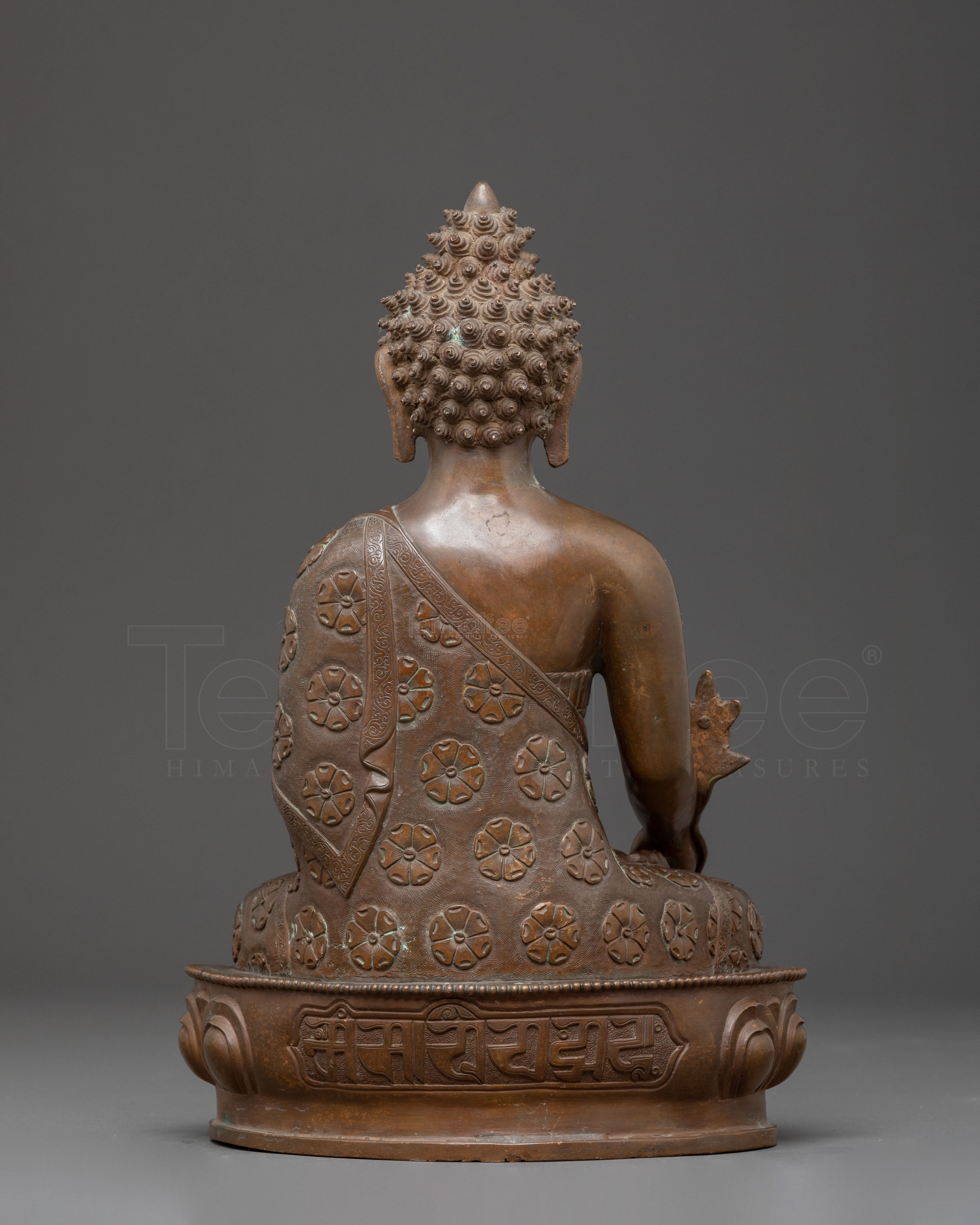Handcrafted Medicine Buddha Oxidized Statue | Spiritual Decor