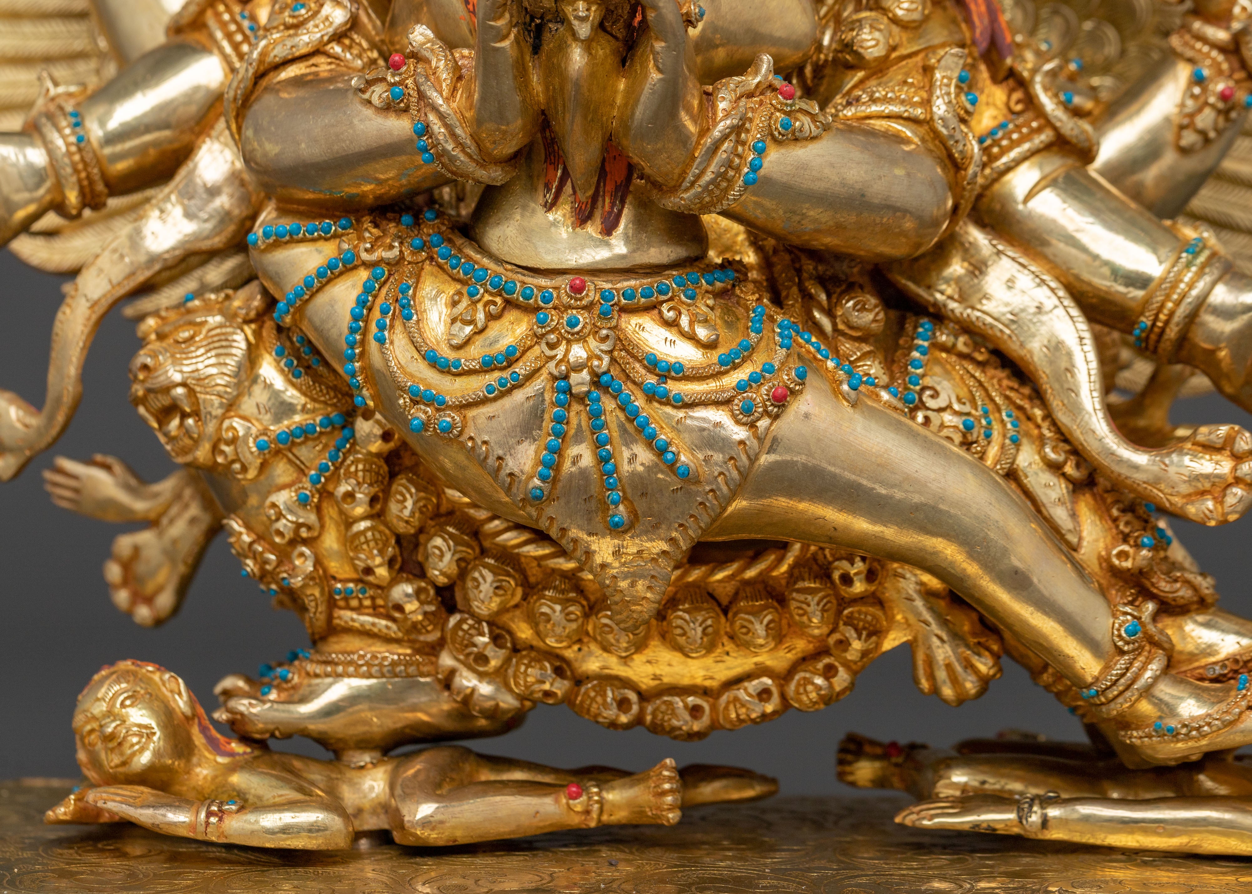 Vajrakilaya Sacred Statue | Wrathful Deity of Purification and Power