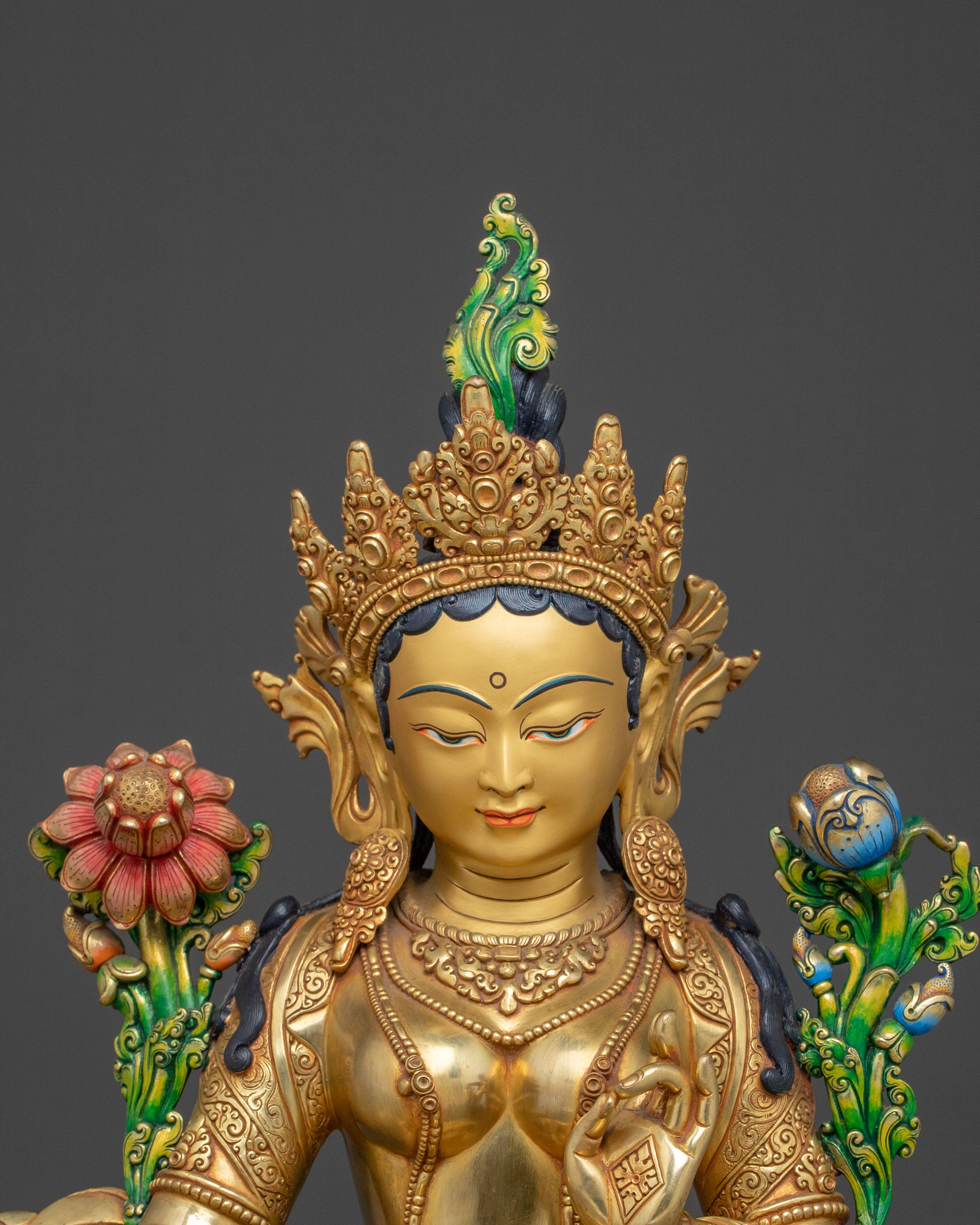 Mother Green Tara Statue | Savior from Suffering