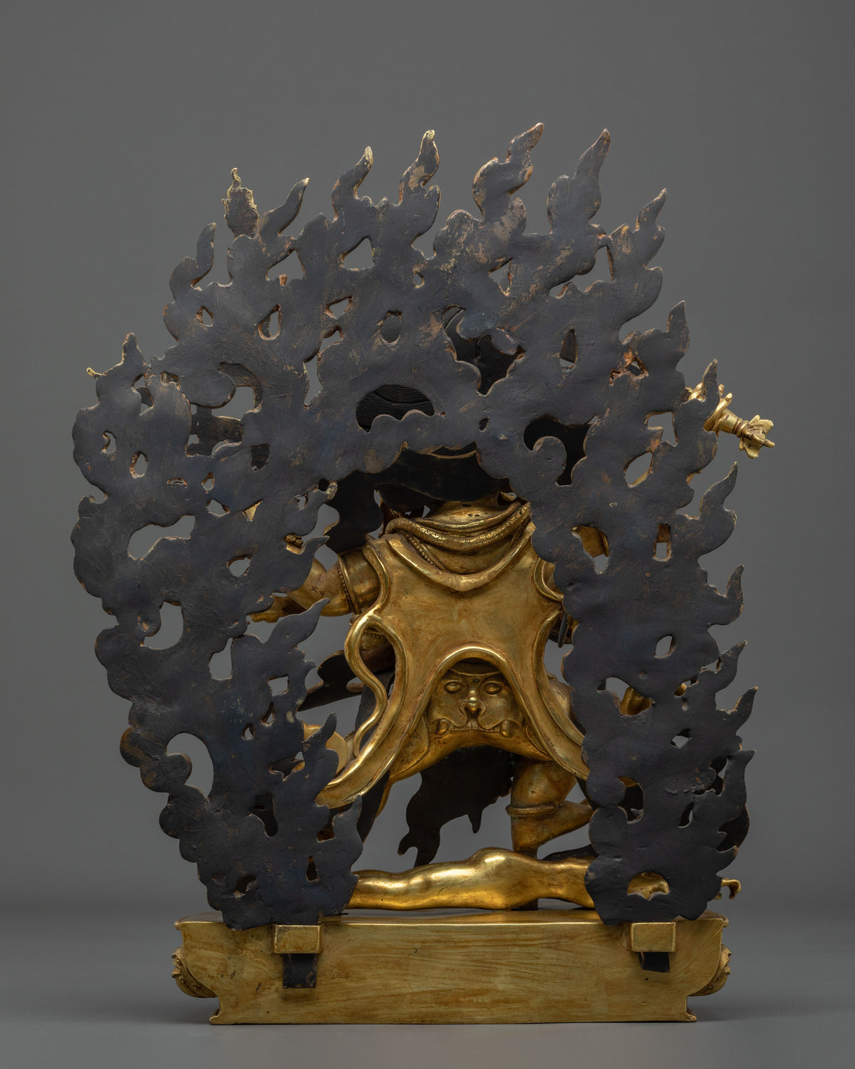 Sacred Protector Four Armed Mahakala Statue
