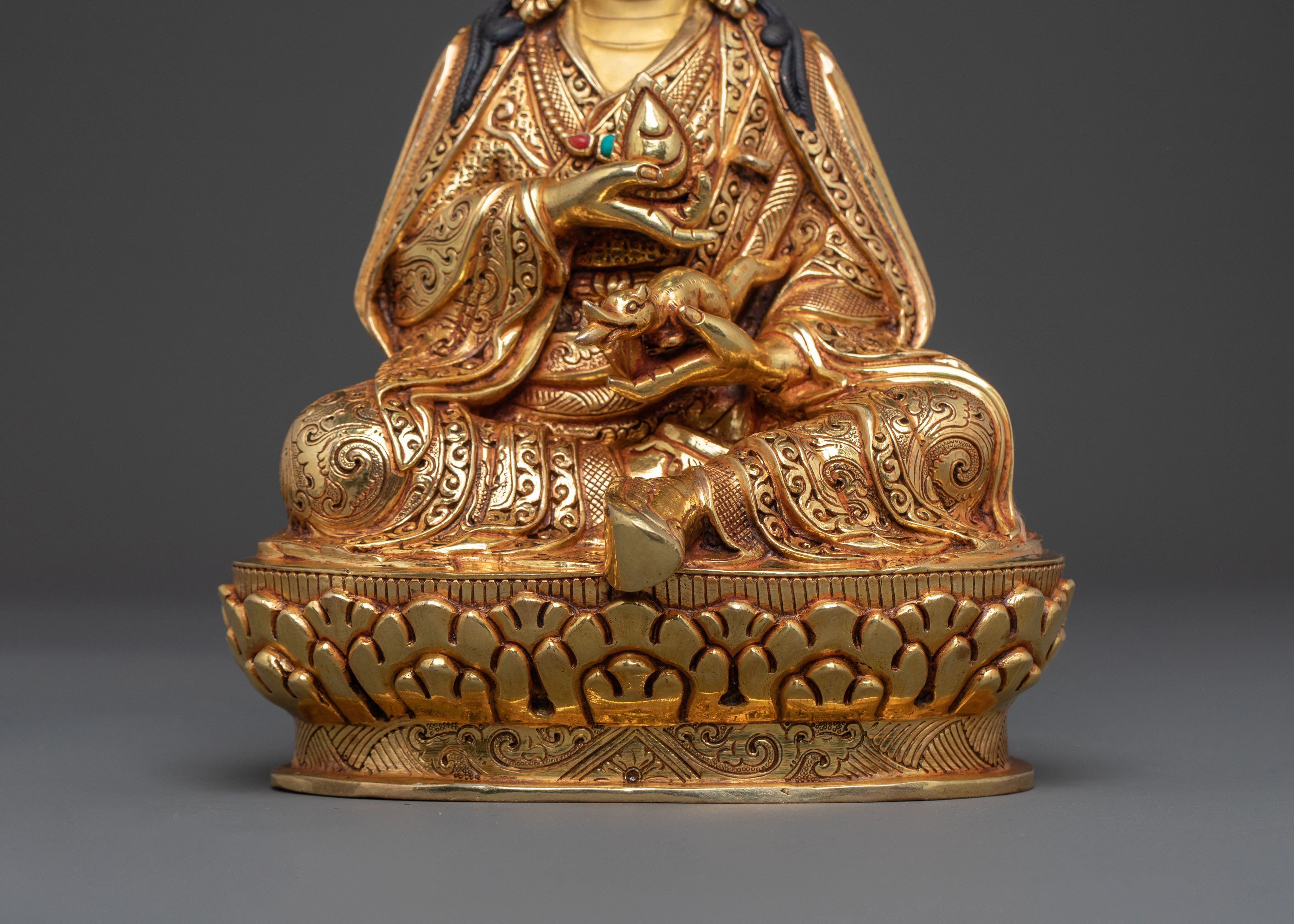 Handmade Guru Norla Statue | Buddhist Master