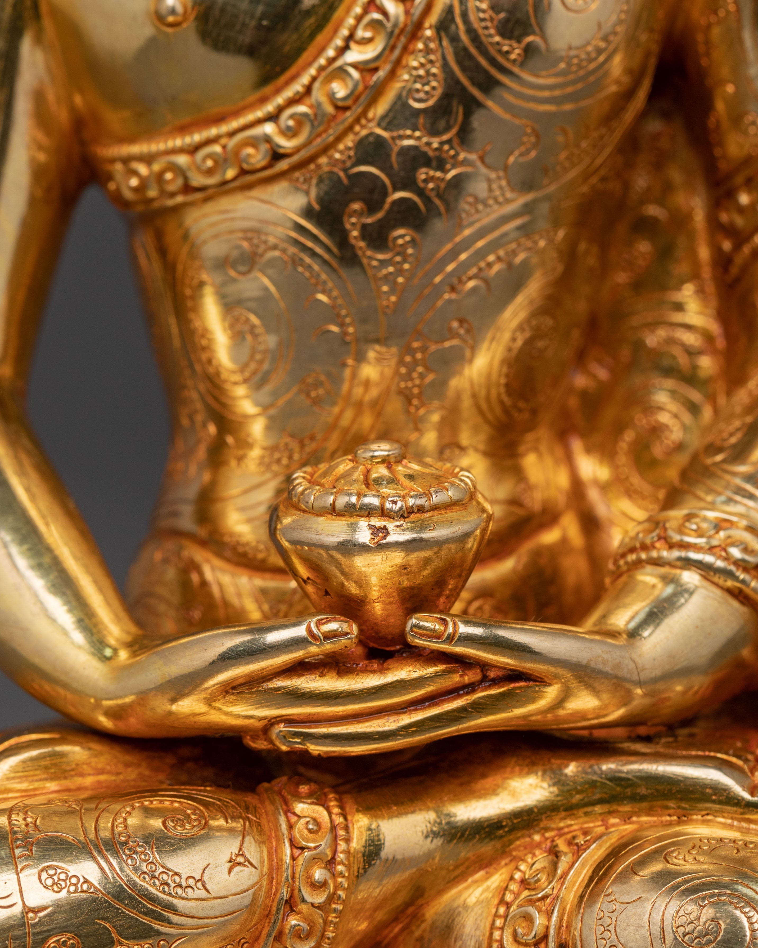 Five Dhyani Buddha Divine Statue Set | Altar Decor