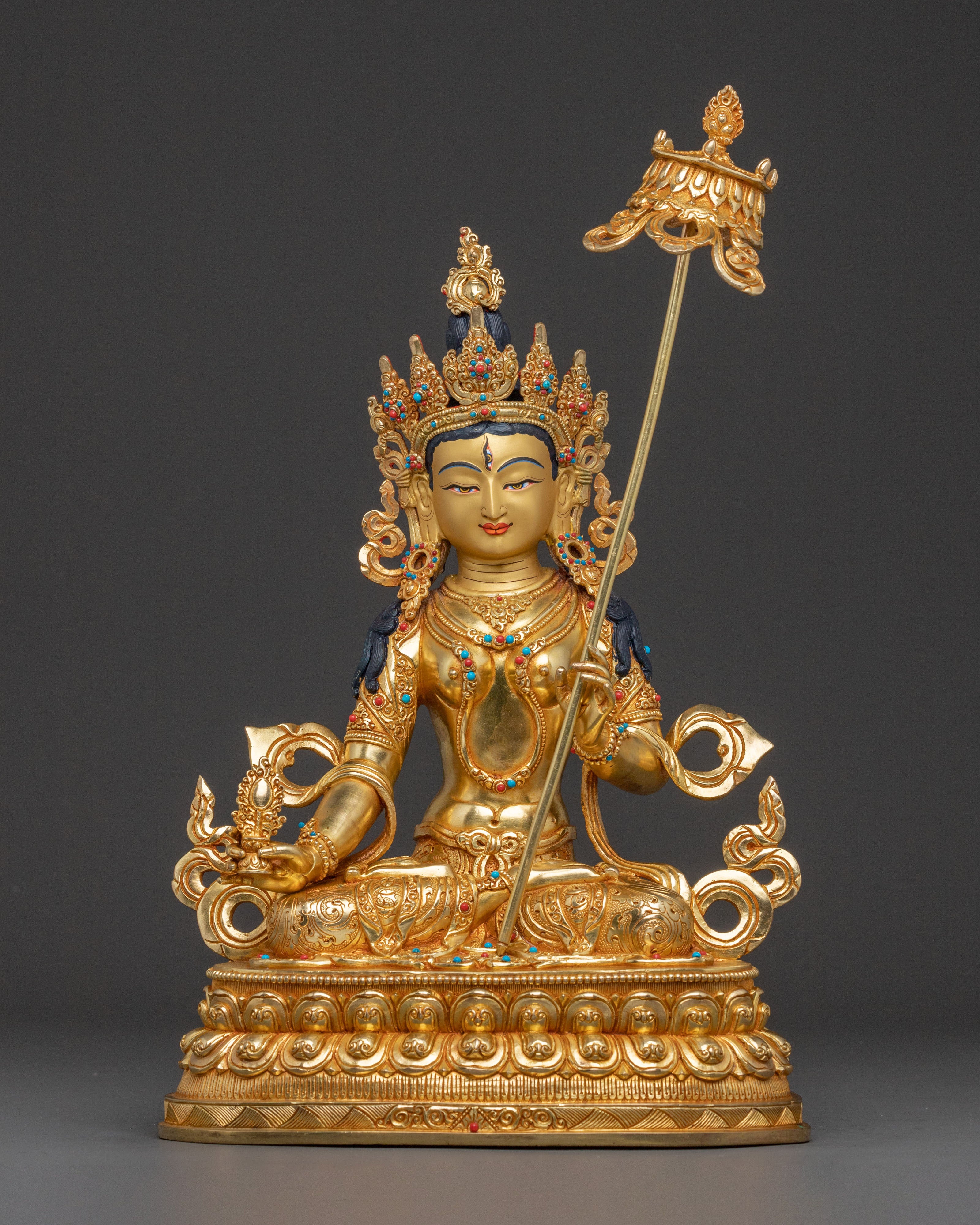 Dukar 24K Gold Gilded Statue | Protection Deity