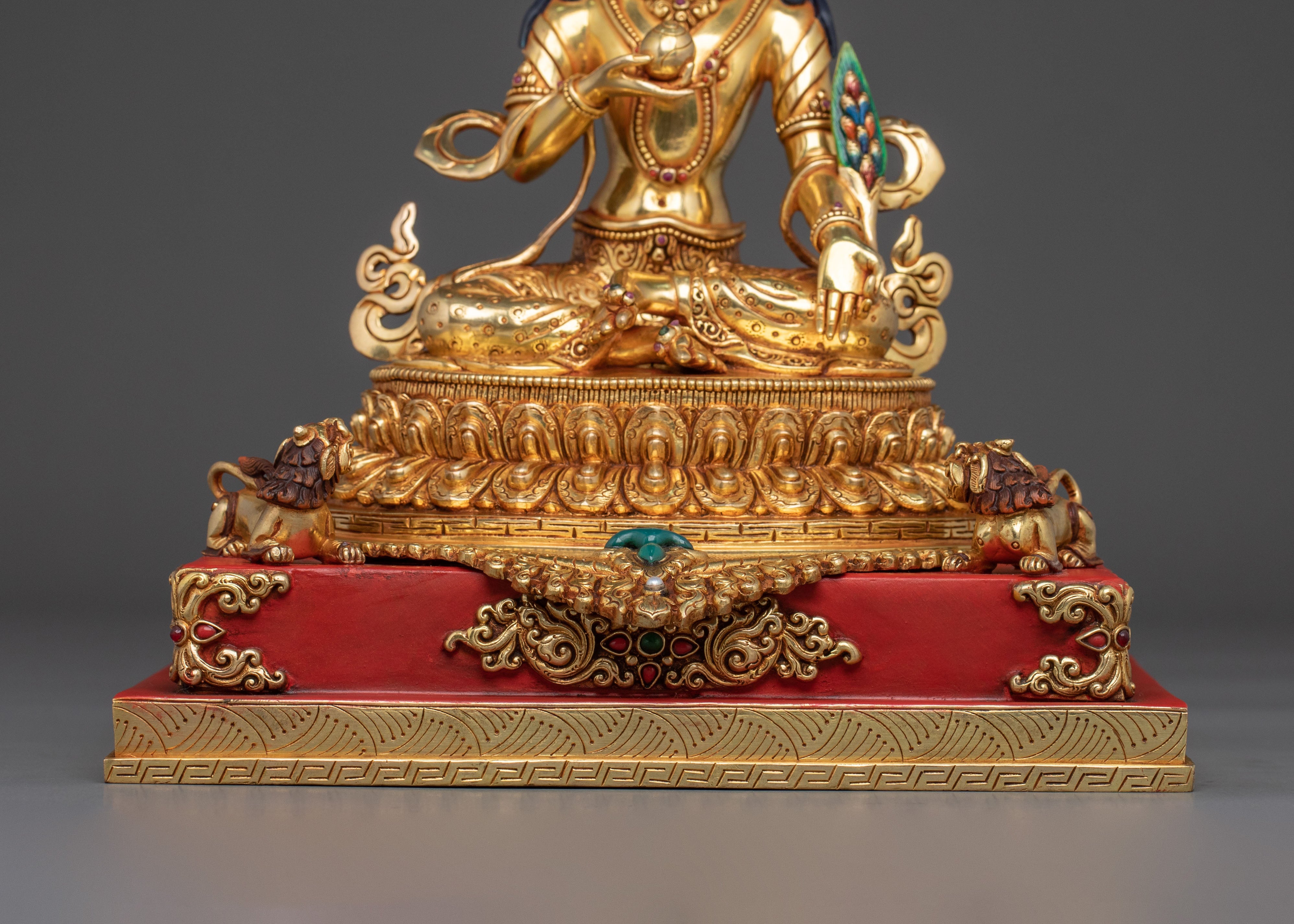 Handcrafted Kshitigarbha Buddhist Statue | Home Decor