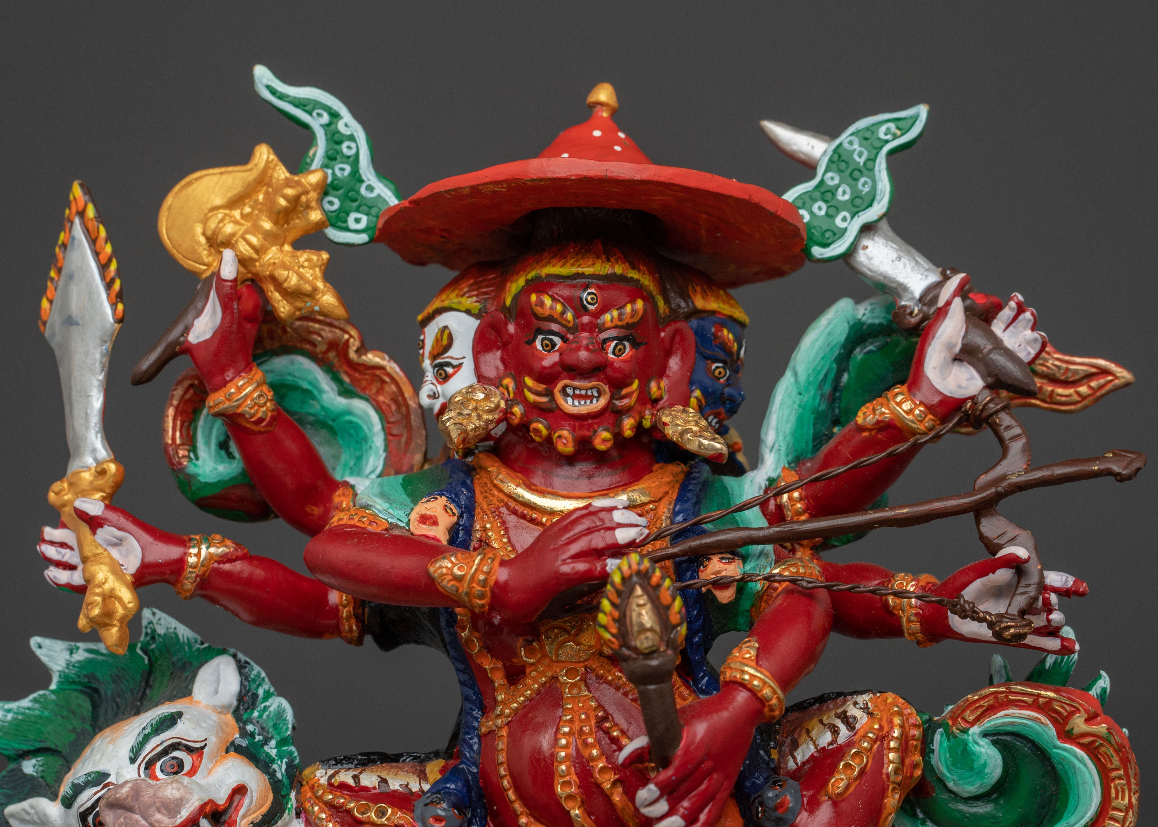 Pehar Gyalpo Figurine | Tibetan Buddhist Protector