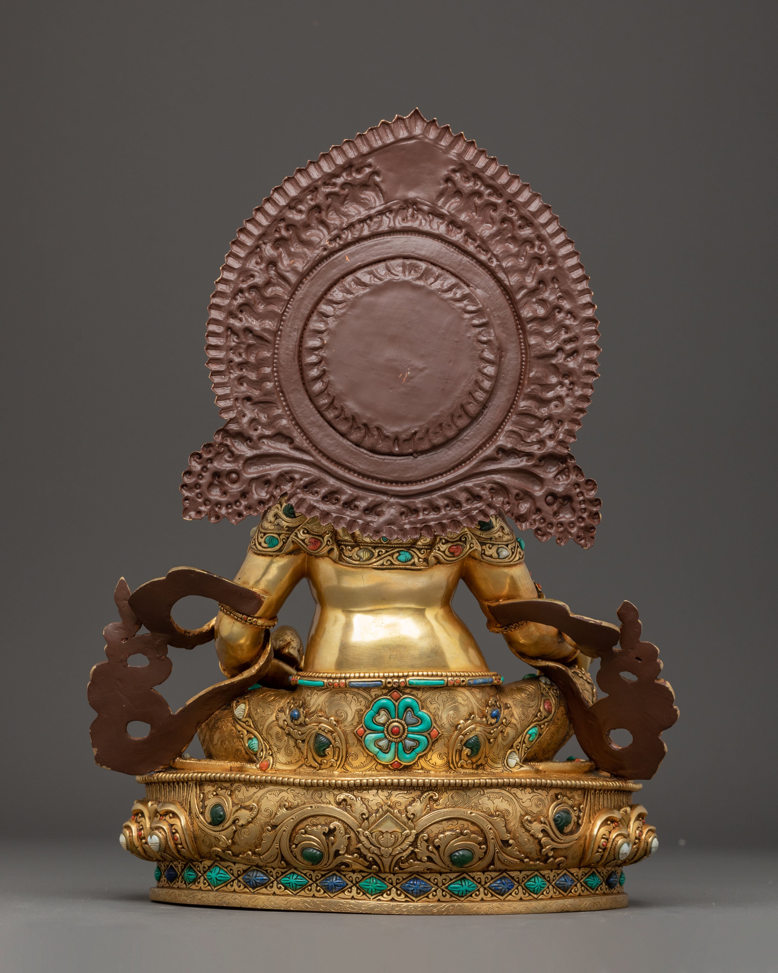 Handmade Golden Statue of Dzambhala | Prosperity Icon