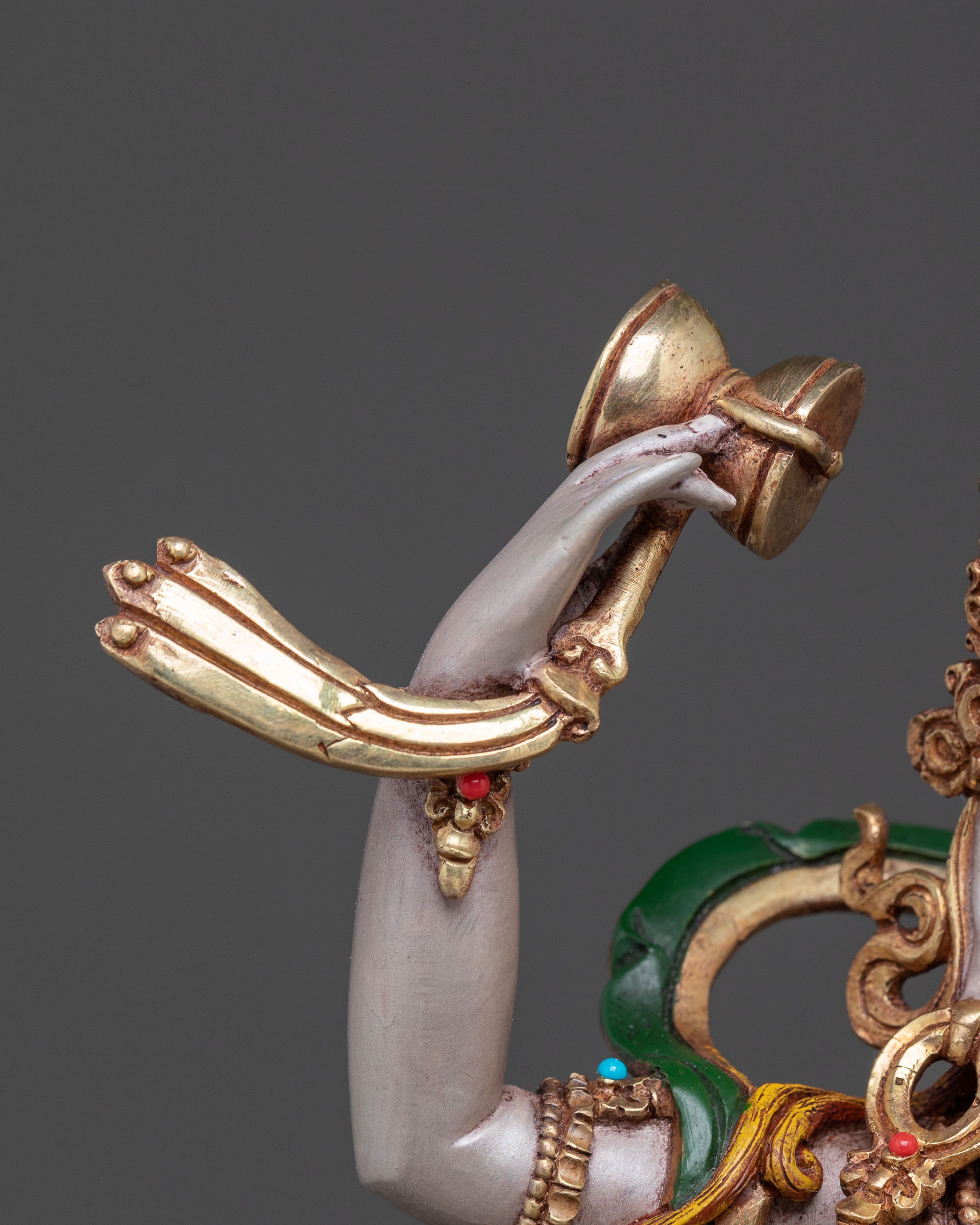 Machig Labdron: 24K Gold Gilded Compassionate Figure
