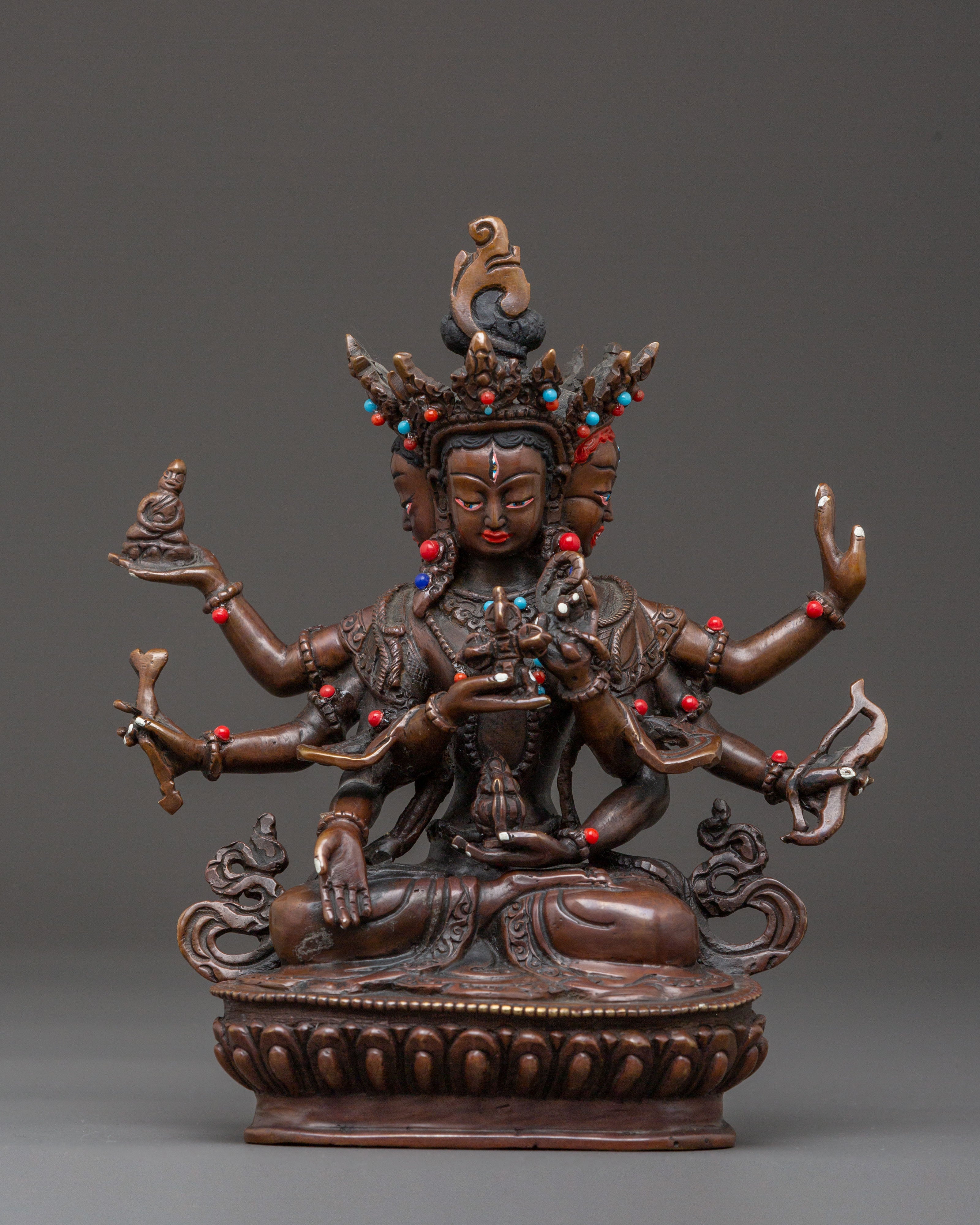 Namgyalma Long Life Deity Statue - Handcrafted Serenity