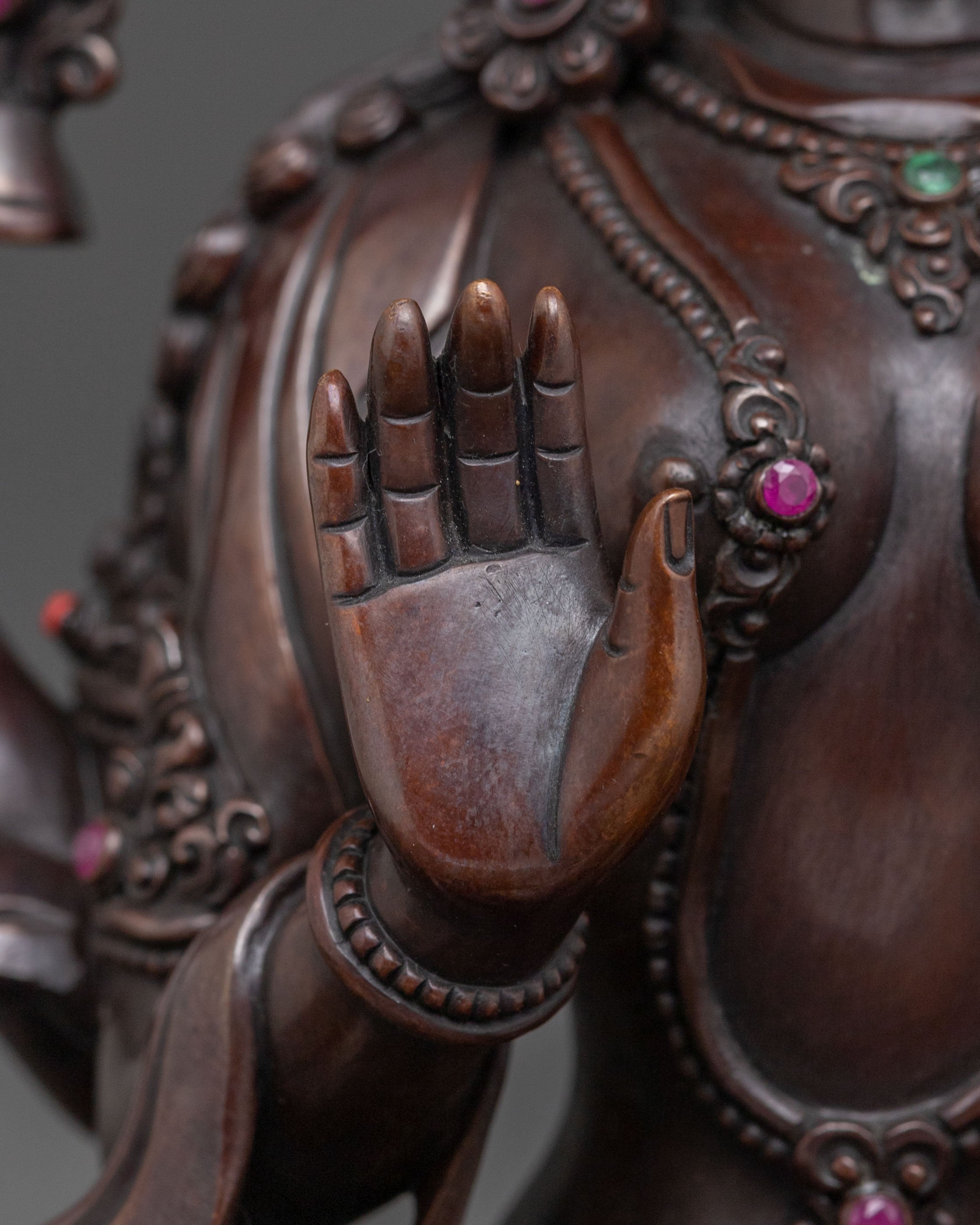 Goddess Laxmi: Handcrafted Sacred Statue