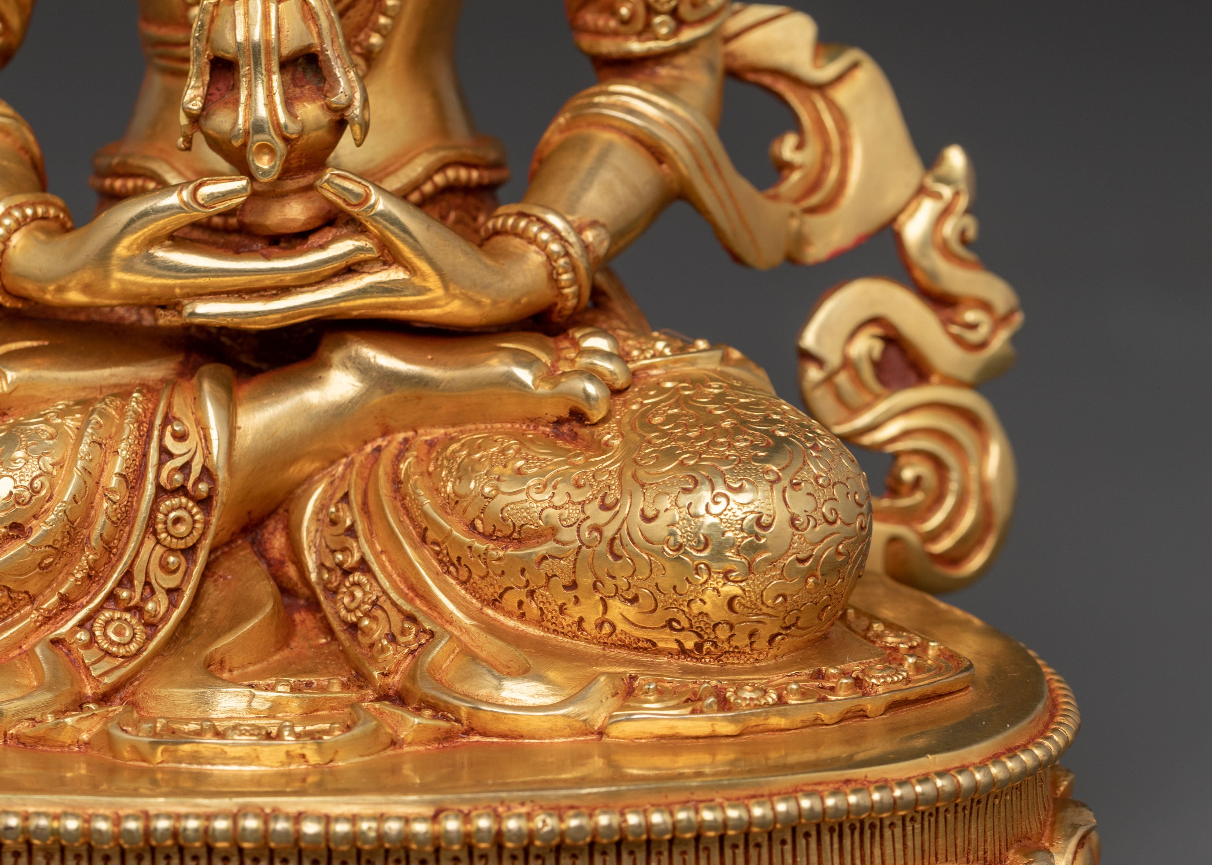 Amitayus Statue Infinite Life | 24K Gold Gilded