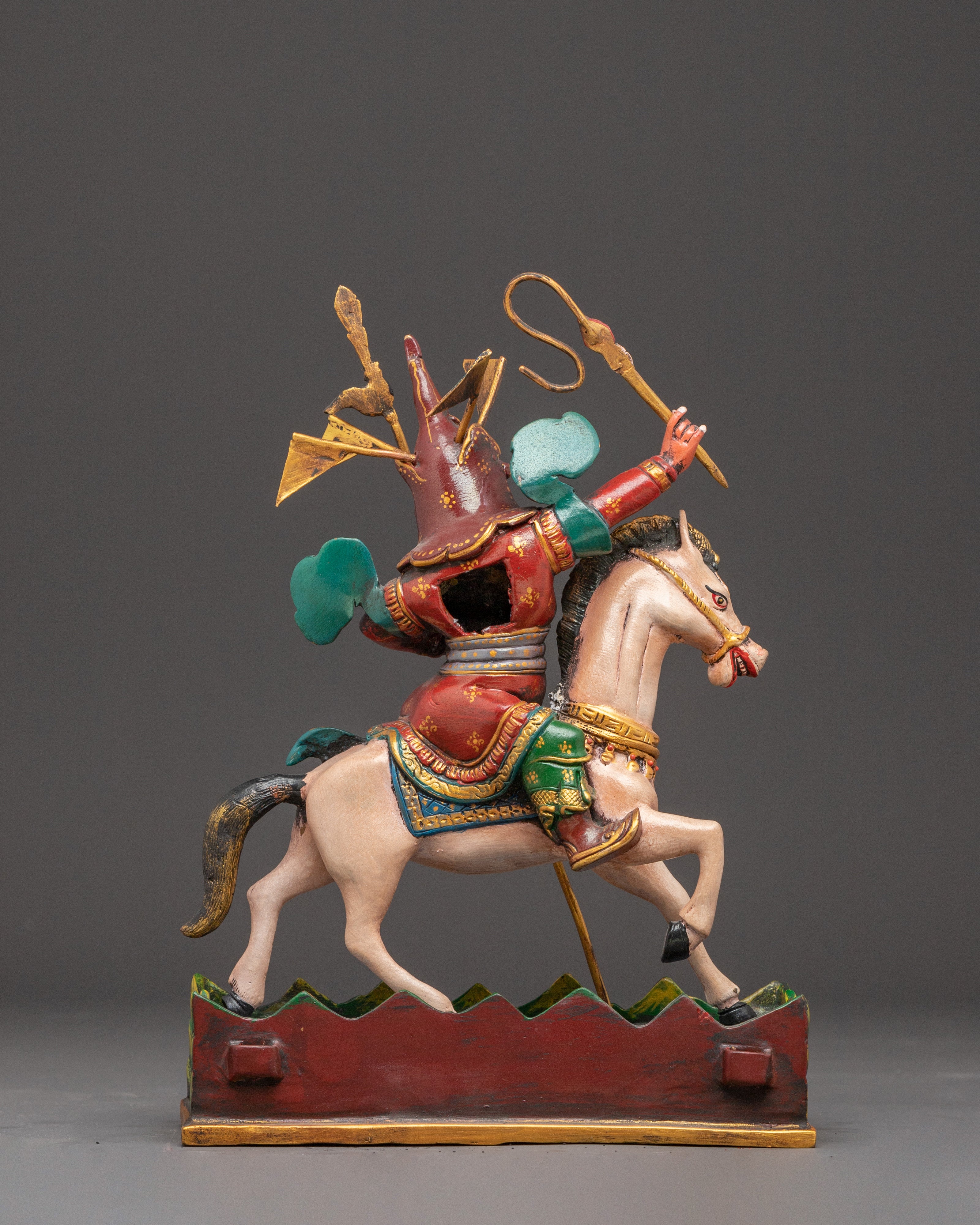 Himalayan Statue of King Gesar | Protector of the Land