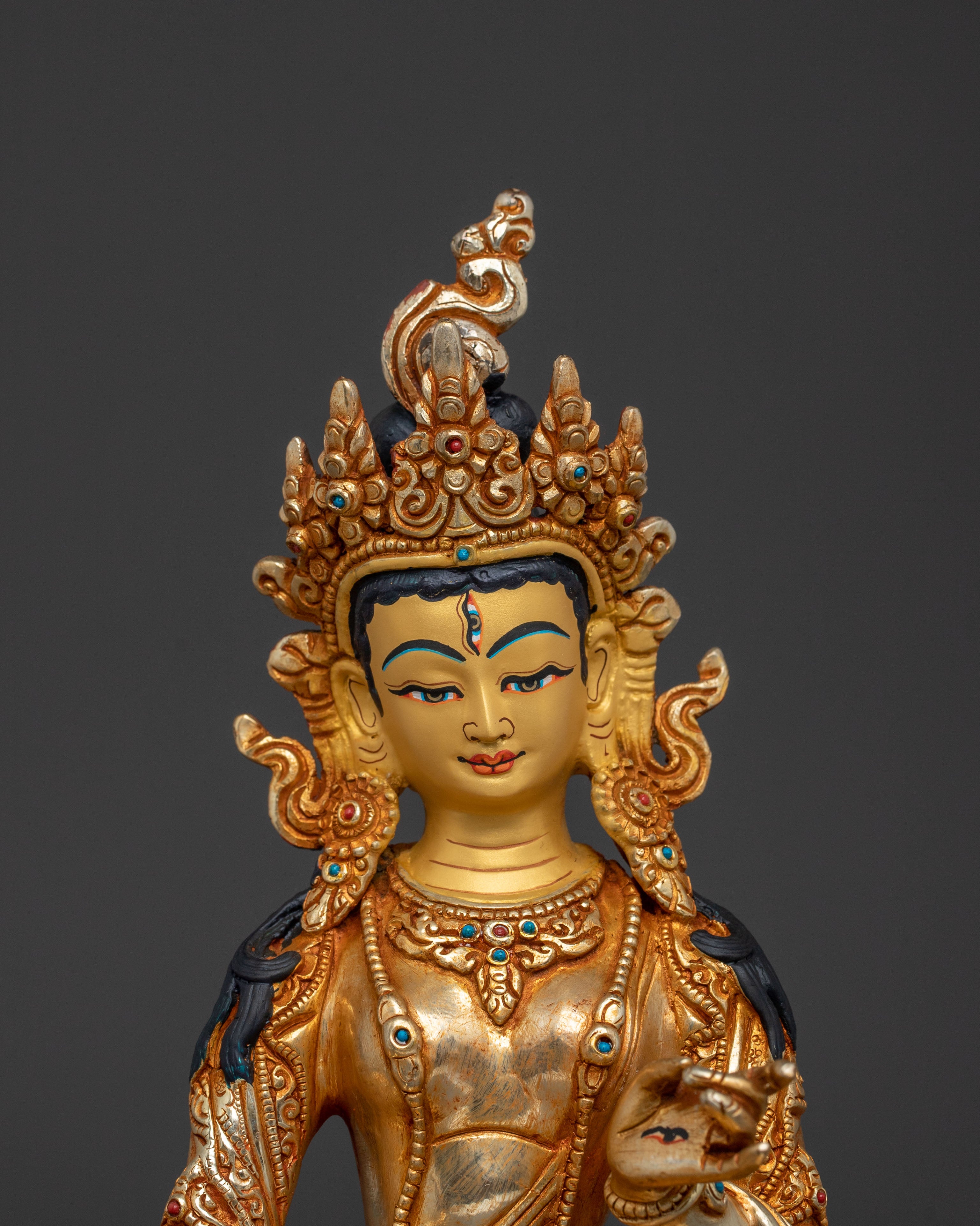 Dukar Statue | 24K Gold Gilded Buddhist Goddess