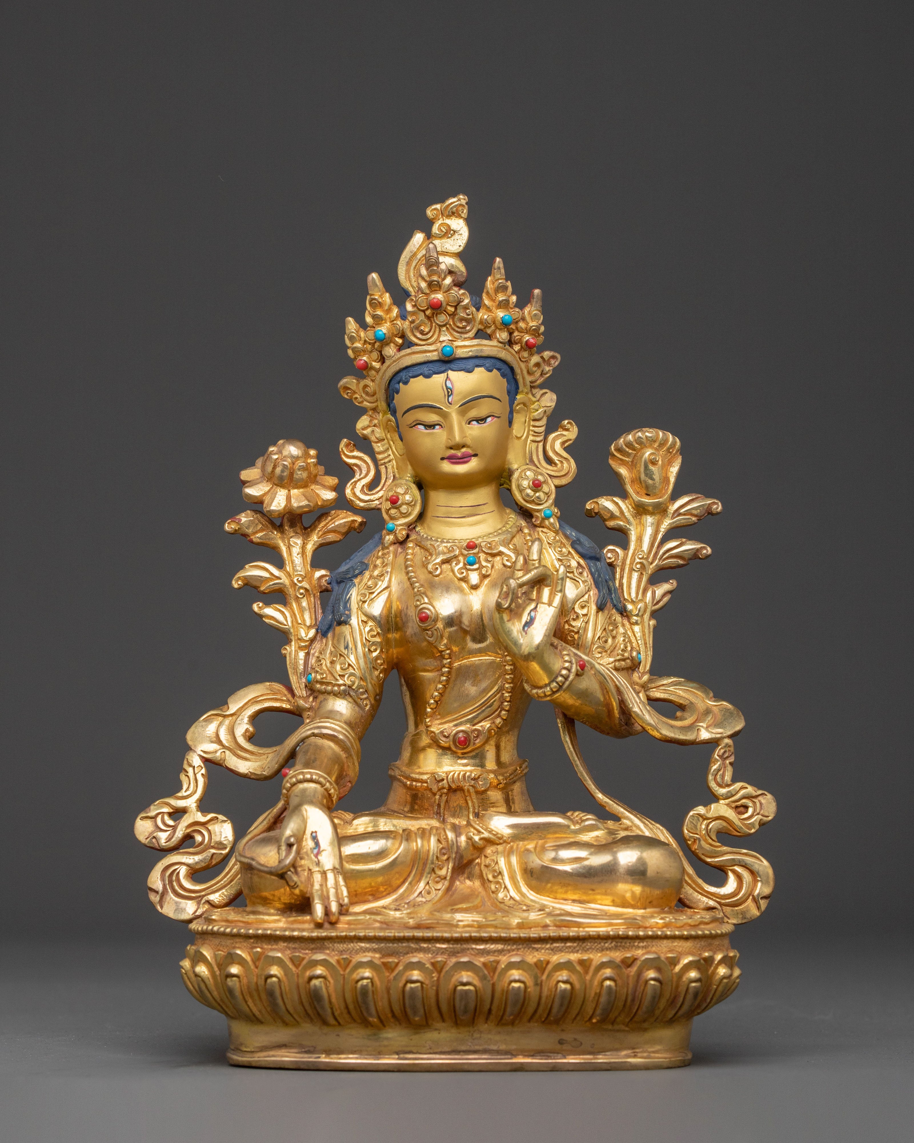 White Tara Statue 