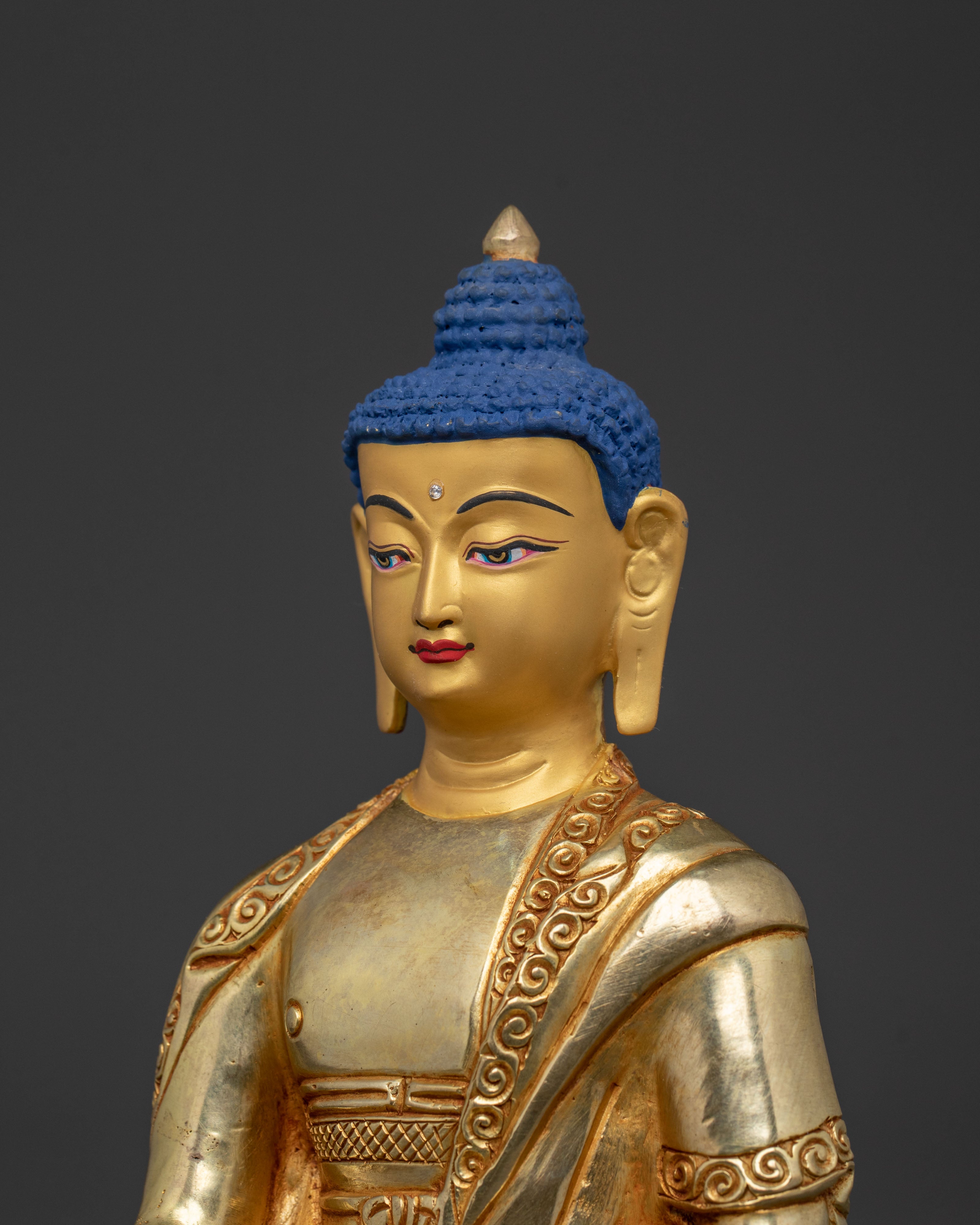 Handcrafted Shakyamuni Buddha Statue | Home Decor