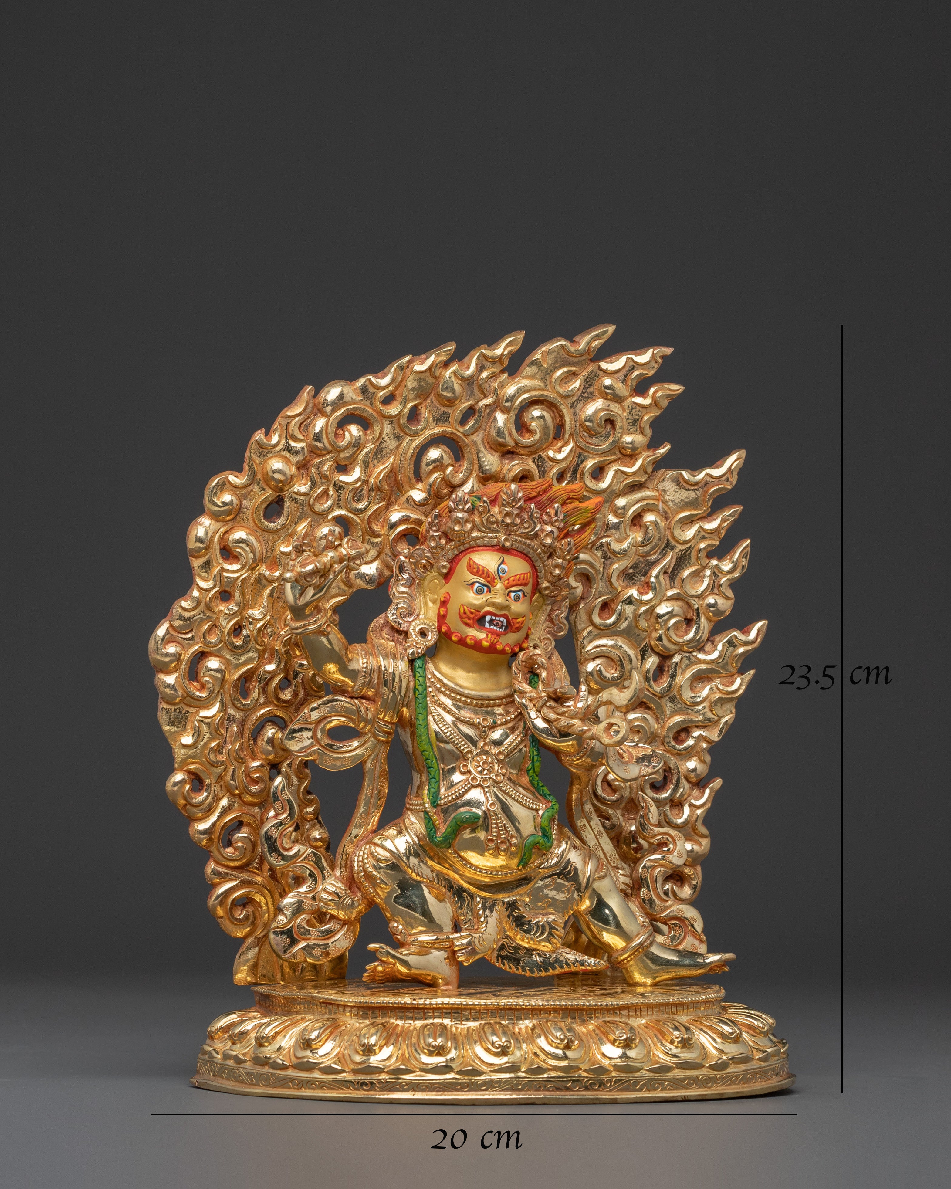 Vajrapani Fierce Statue | Tibetan Buddhist Protector