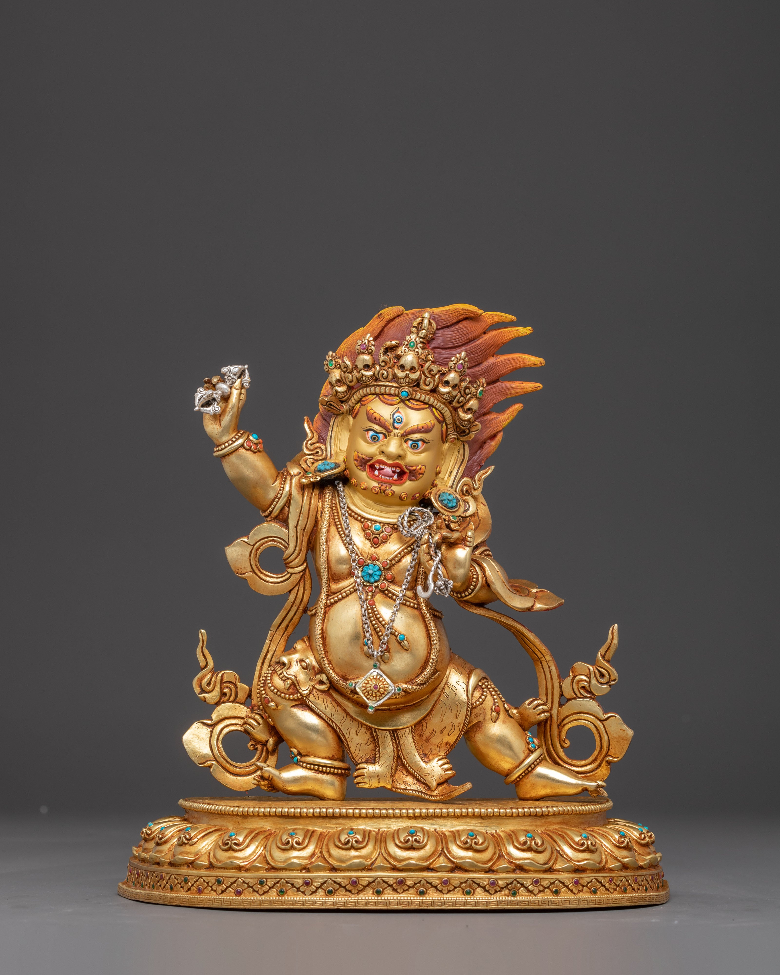 Sculpture of Wrathful Bodhisattva Vajrapani | Vajrayana Protector