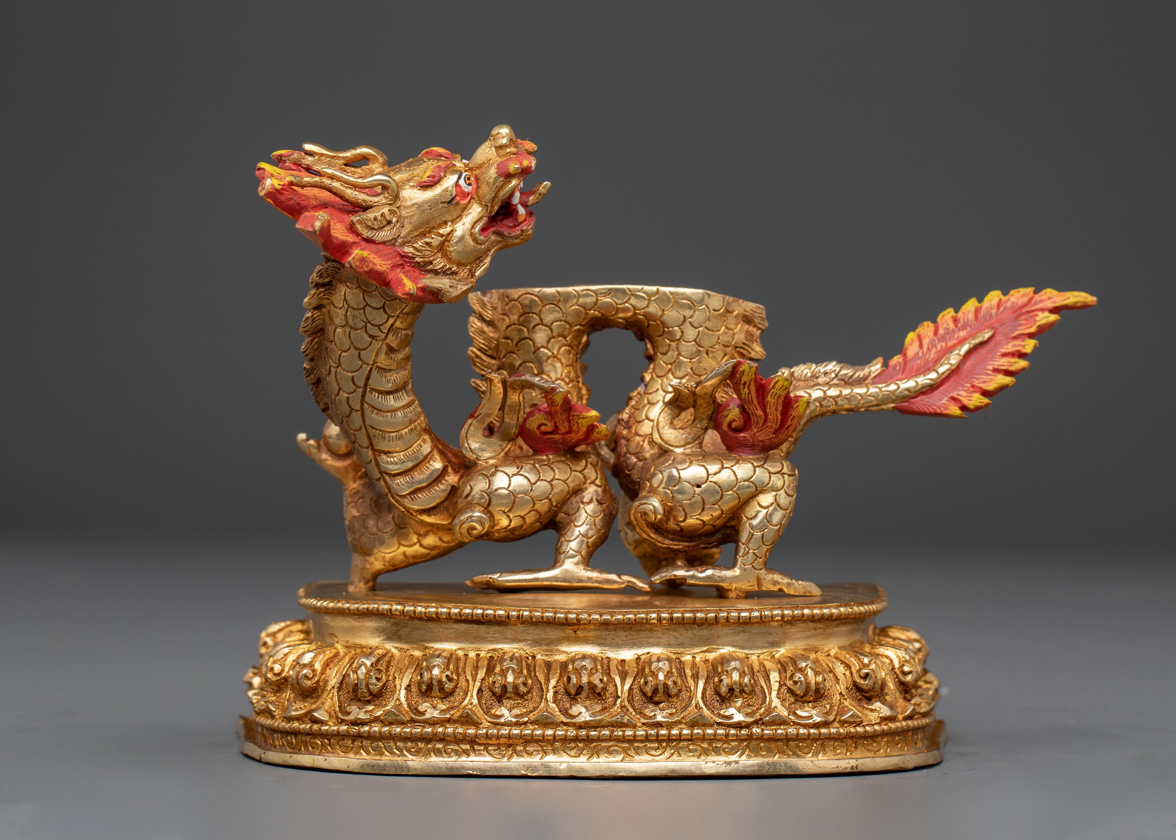 White Dzambhala Statue: Buddhist God of Wealth