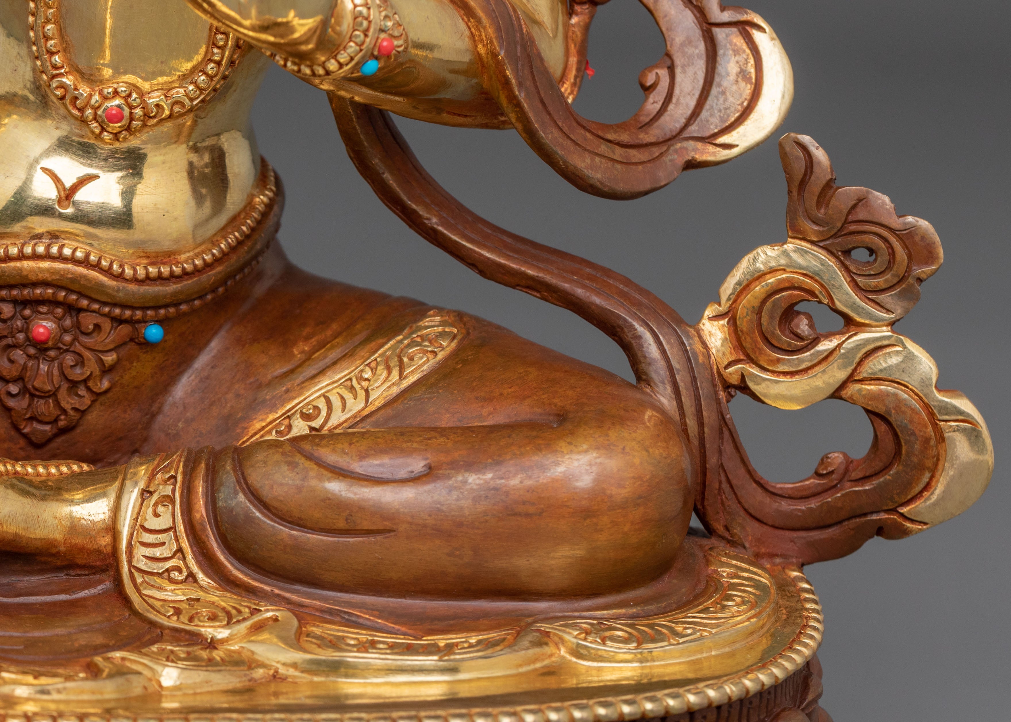 32cm Green Tara Statue | Protector Goddess