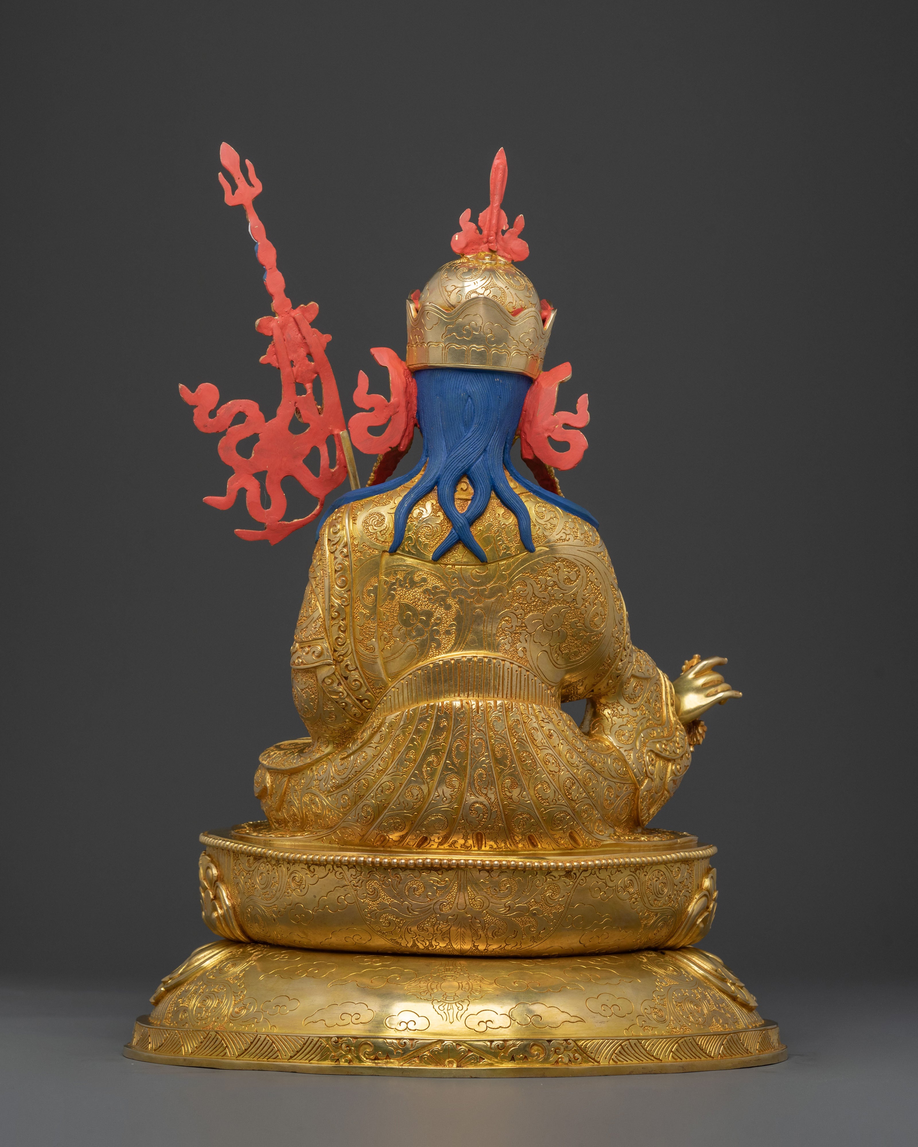 Precious Master: Guru Rinpoche Golden Sculpture