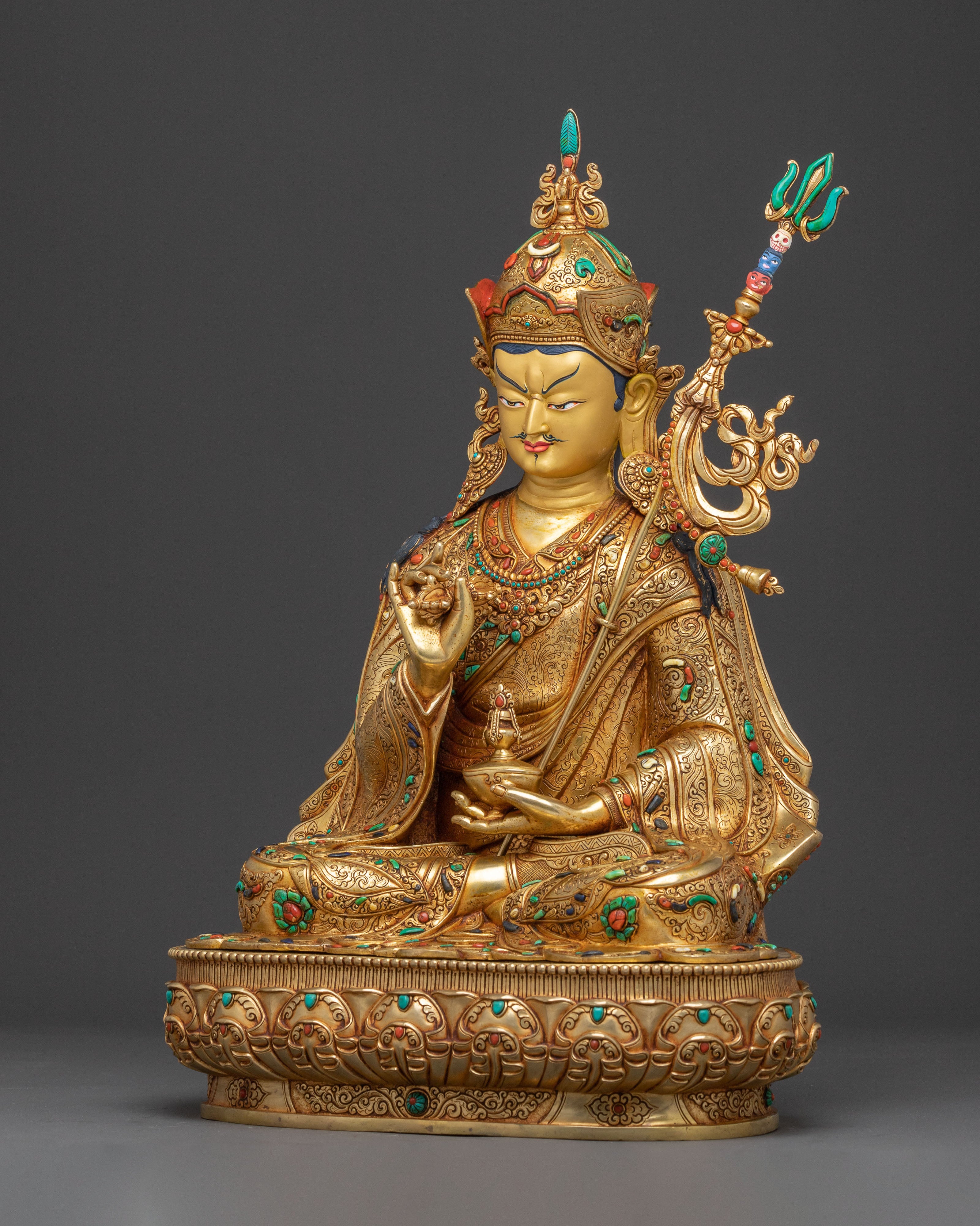 Sacred Tibetan Guru Tsokye Dorje Statue | Spiritual Practice & Altar Decor