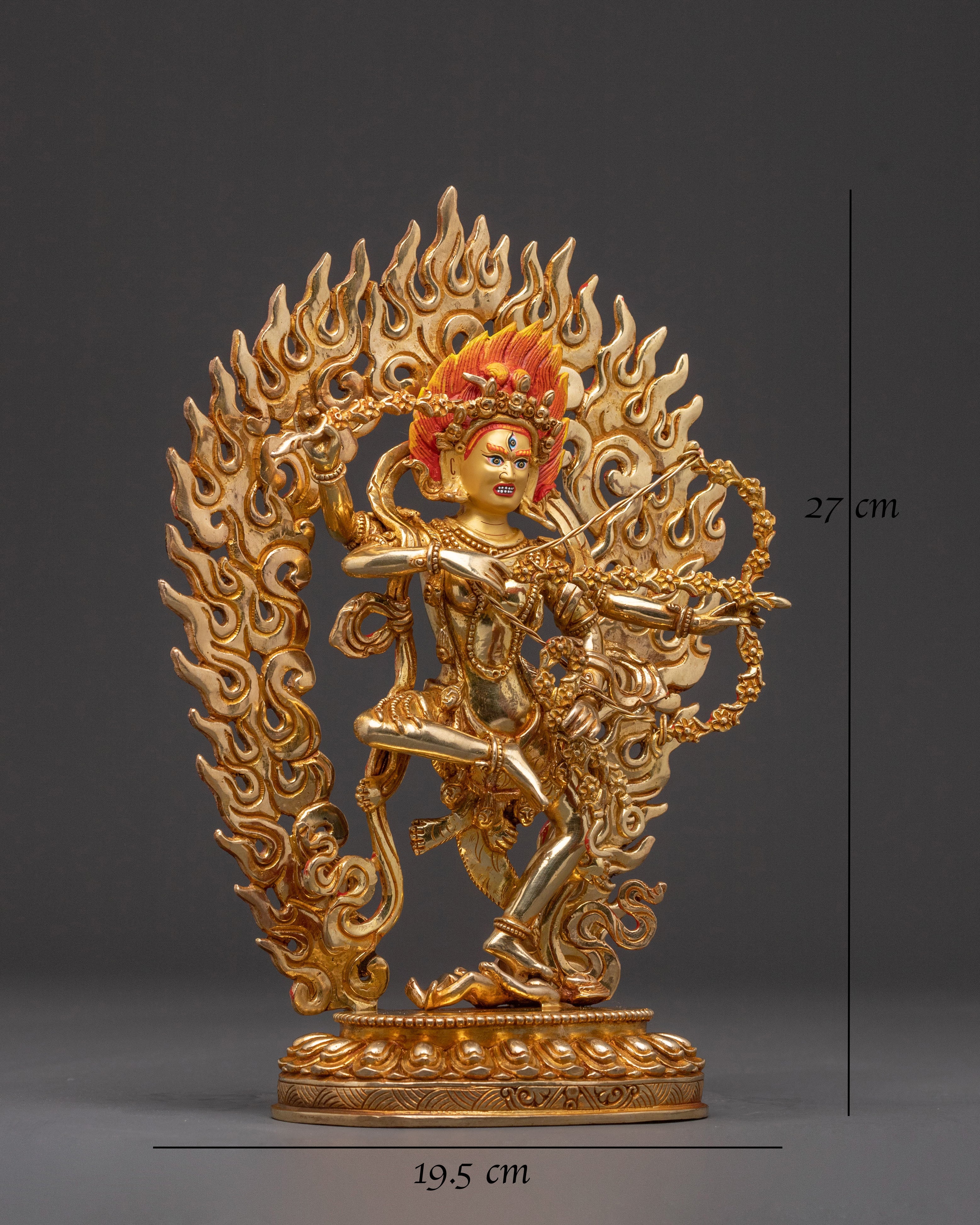 Kurukulla Red Dakini Statue | Meditation Sculpture