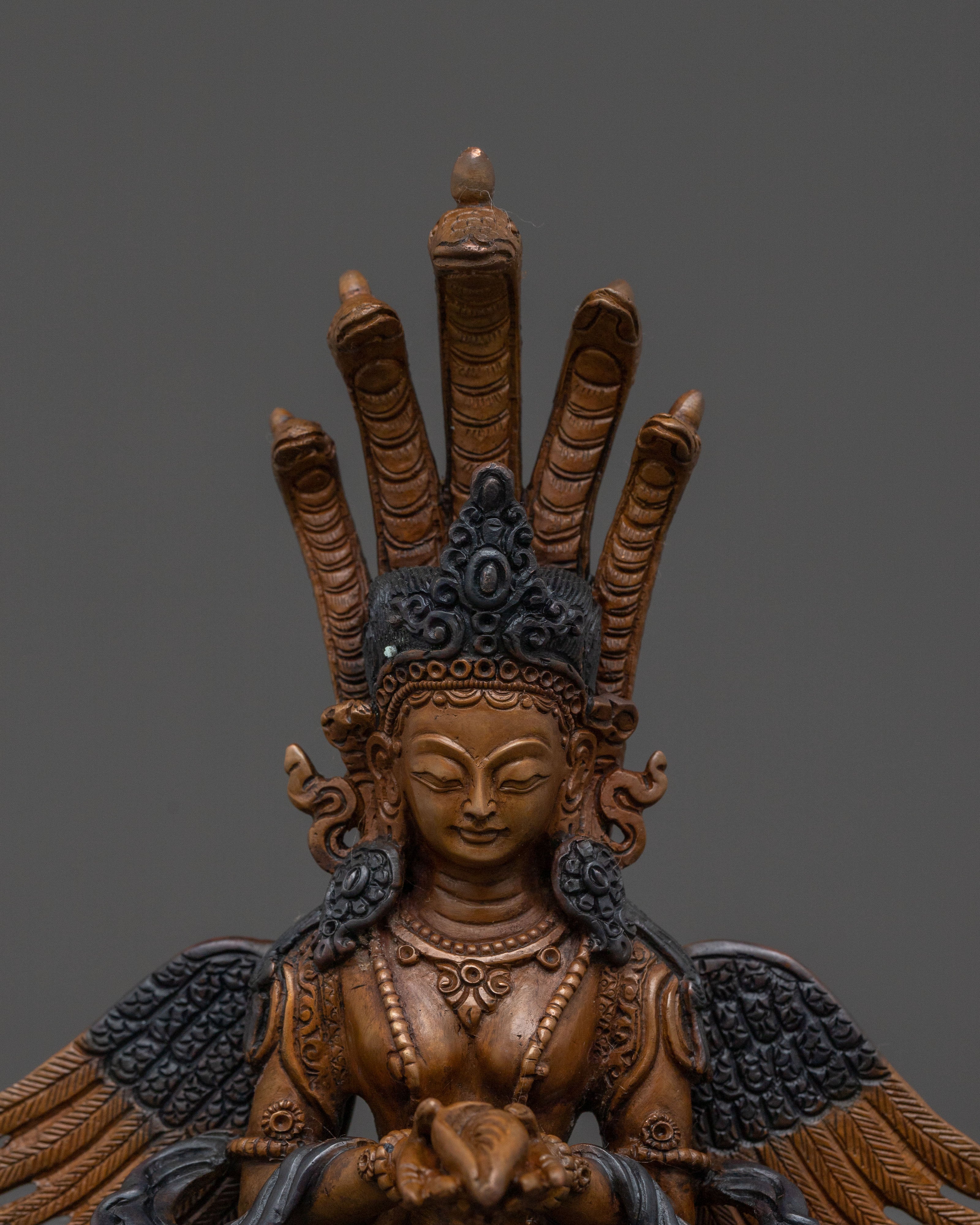 Naag Kanya Tibetan Statue – Oxidized Copper Craft