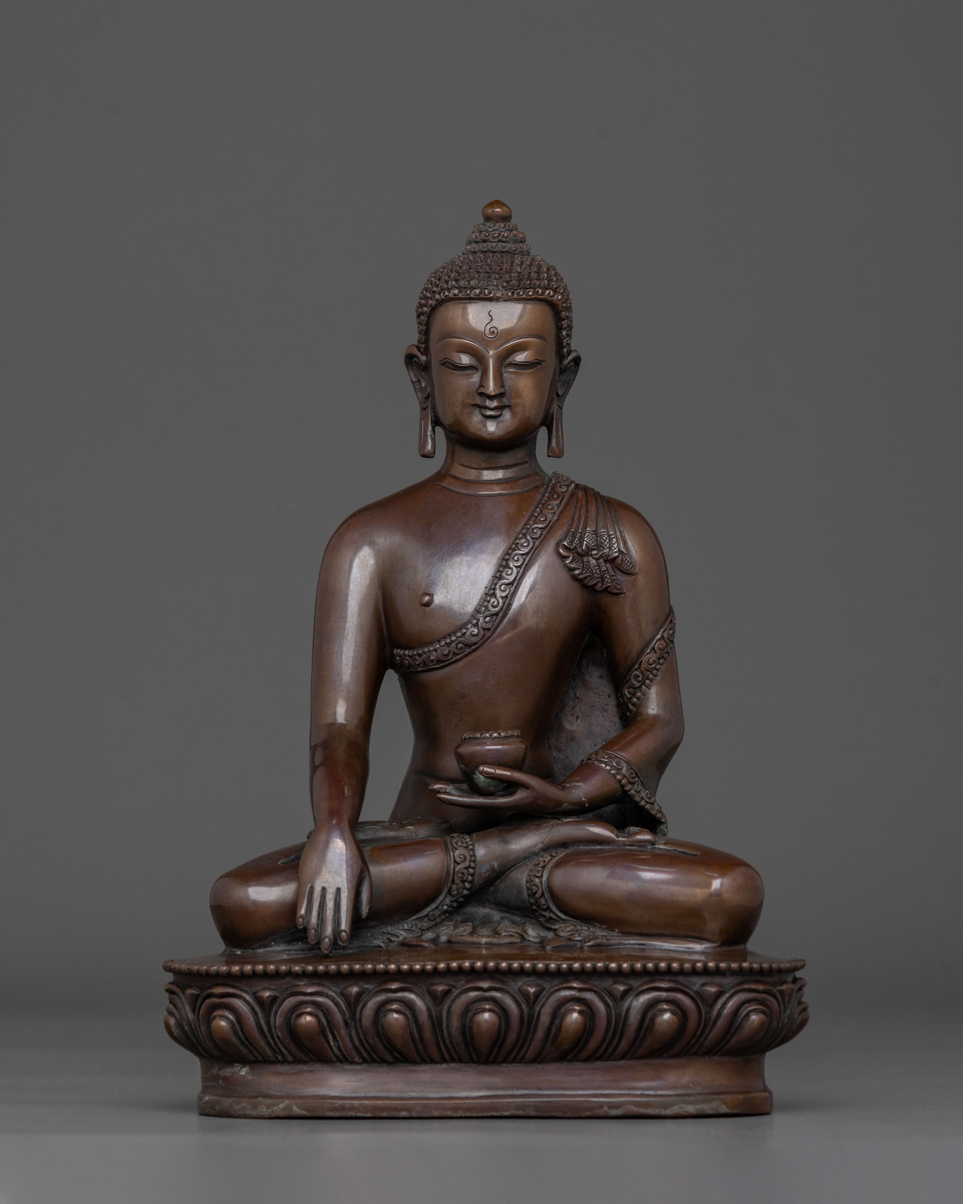 Shakyamuni Buddha Sacred Himalayan Sculpture