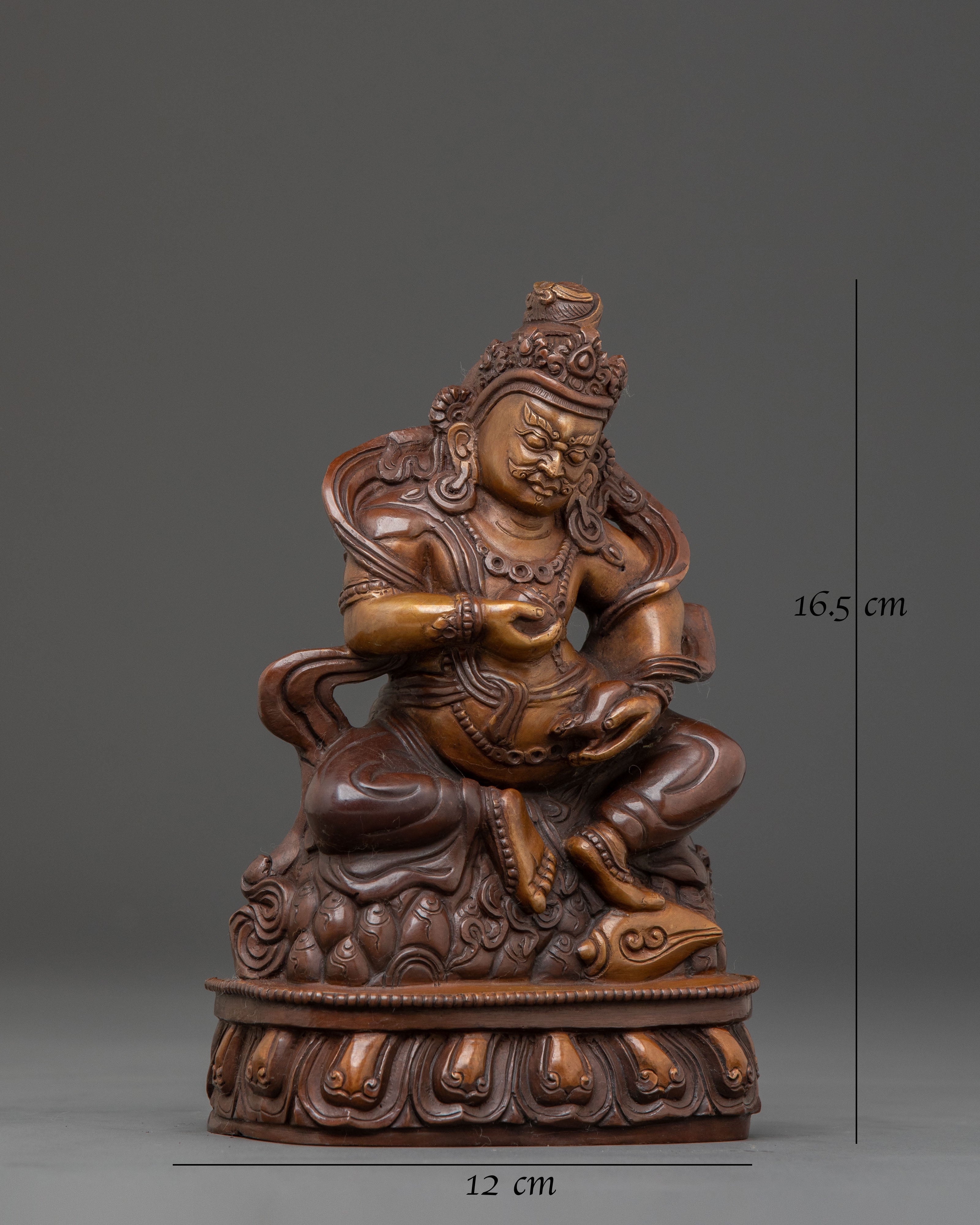 Handcrafted Dzambhala Spiritual Statue | Wealth Deity