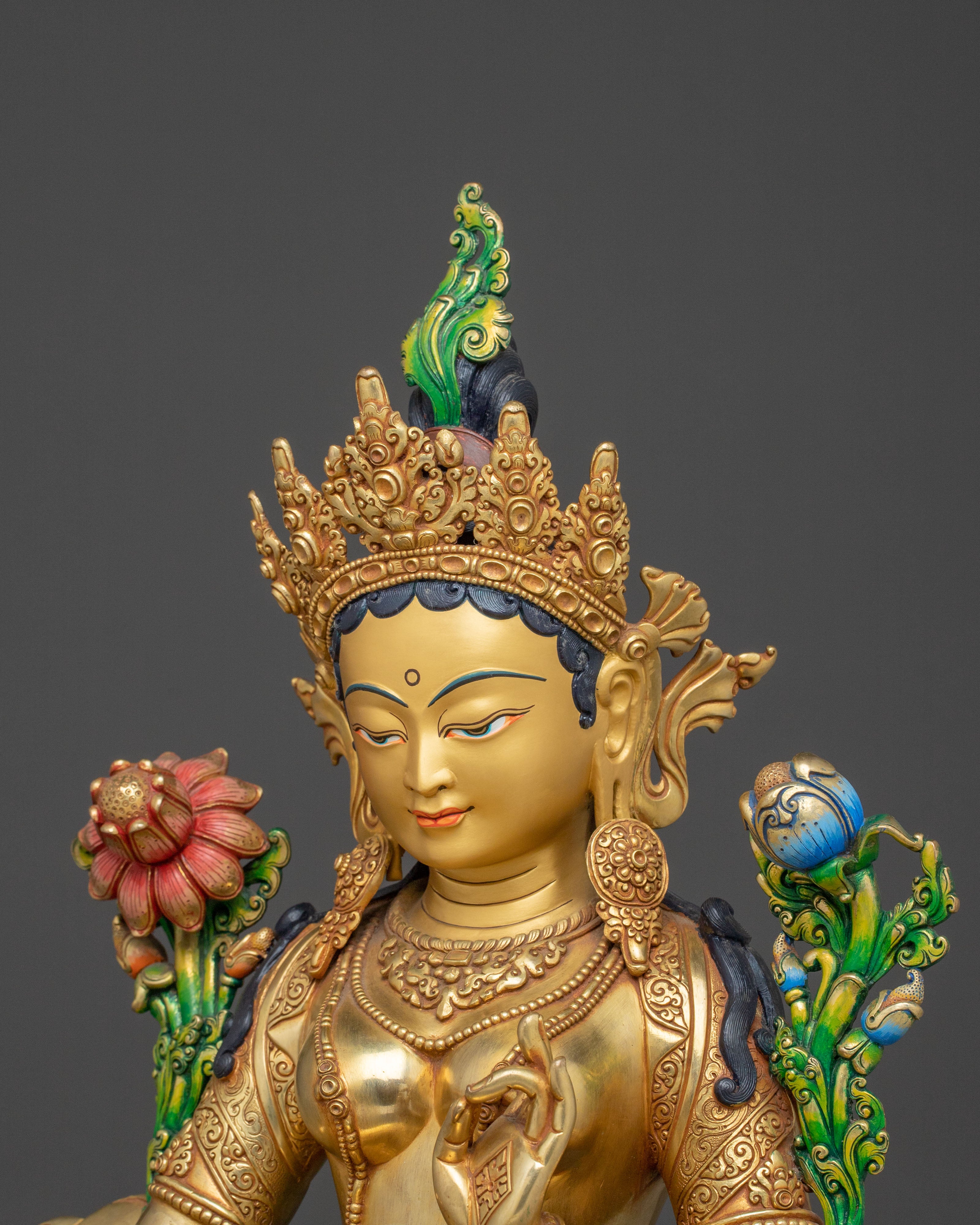 Mother Green Tara Statue | Savior from Suffering