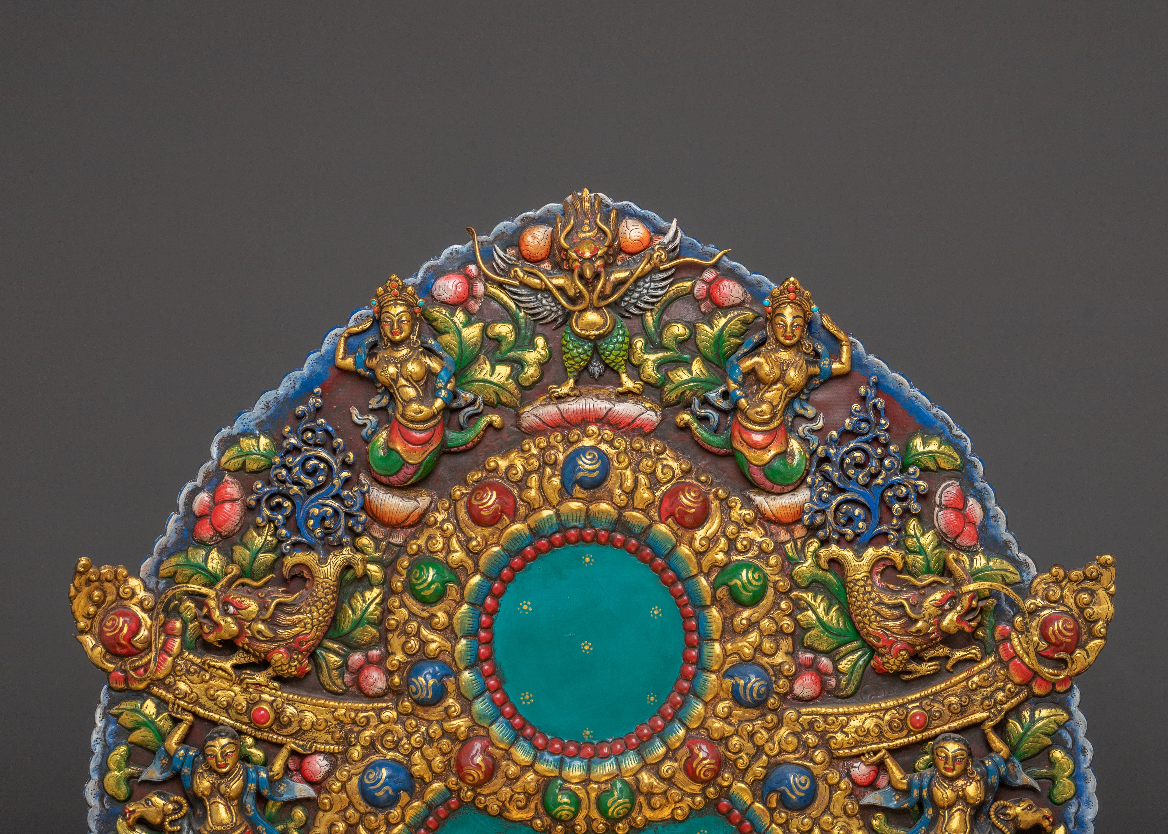 Guru Rinpoche Statue on Throne | Buddhist Master